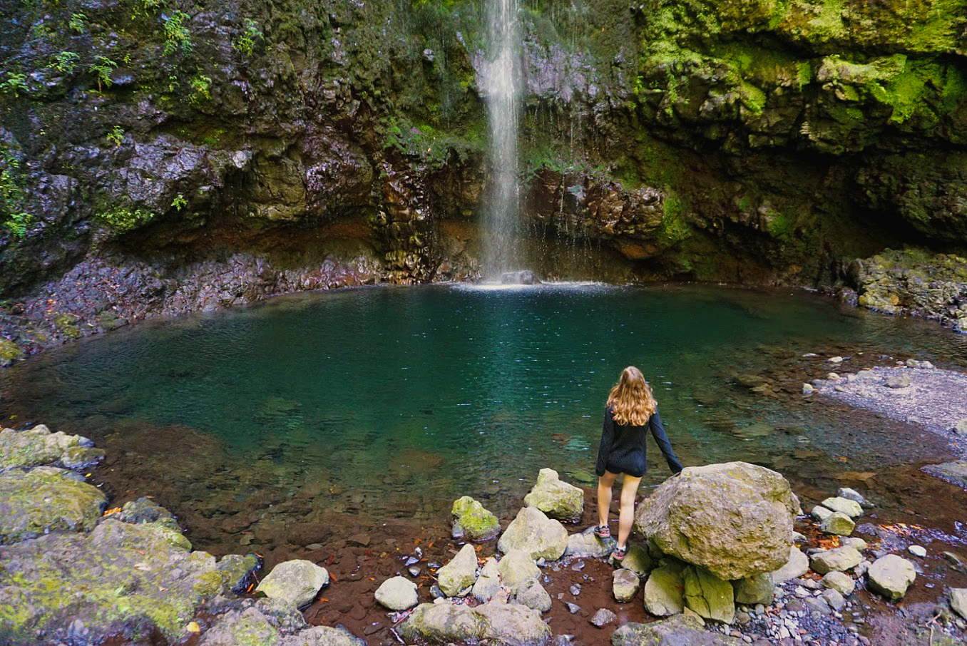 Madeira Levada Do Caldeirao Verde waterfall