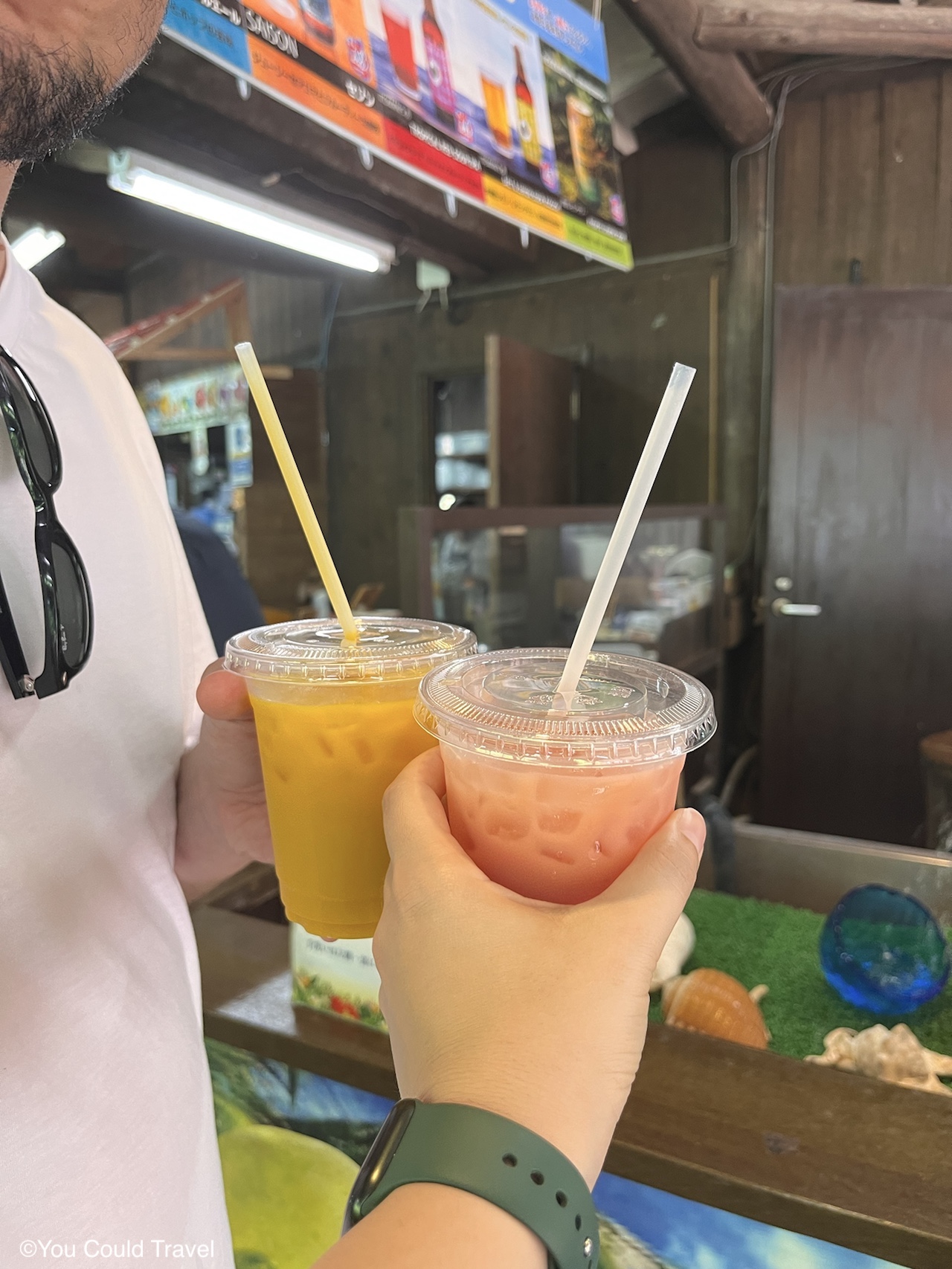 Mango and Guava Smoothie from Fruit Parlour Okinawa World