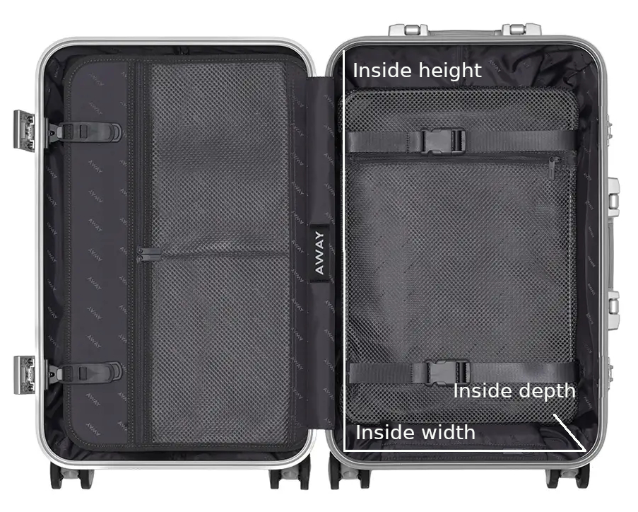 How to measure internal suitcase size How to measure internal suitcase size