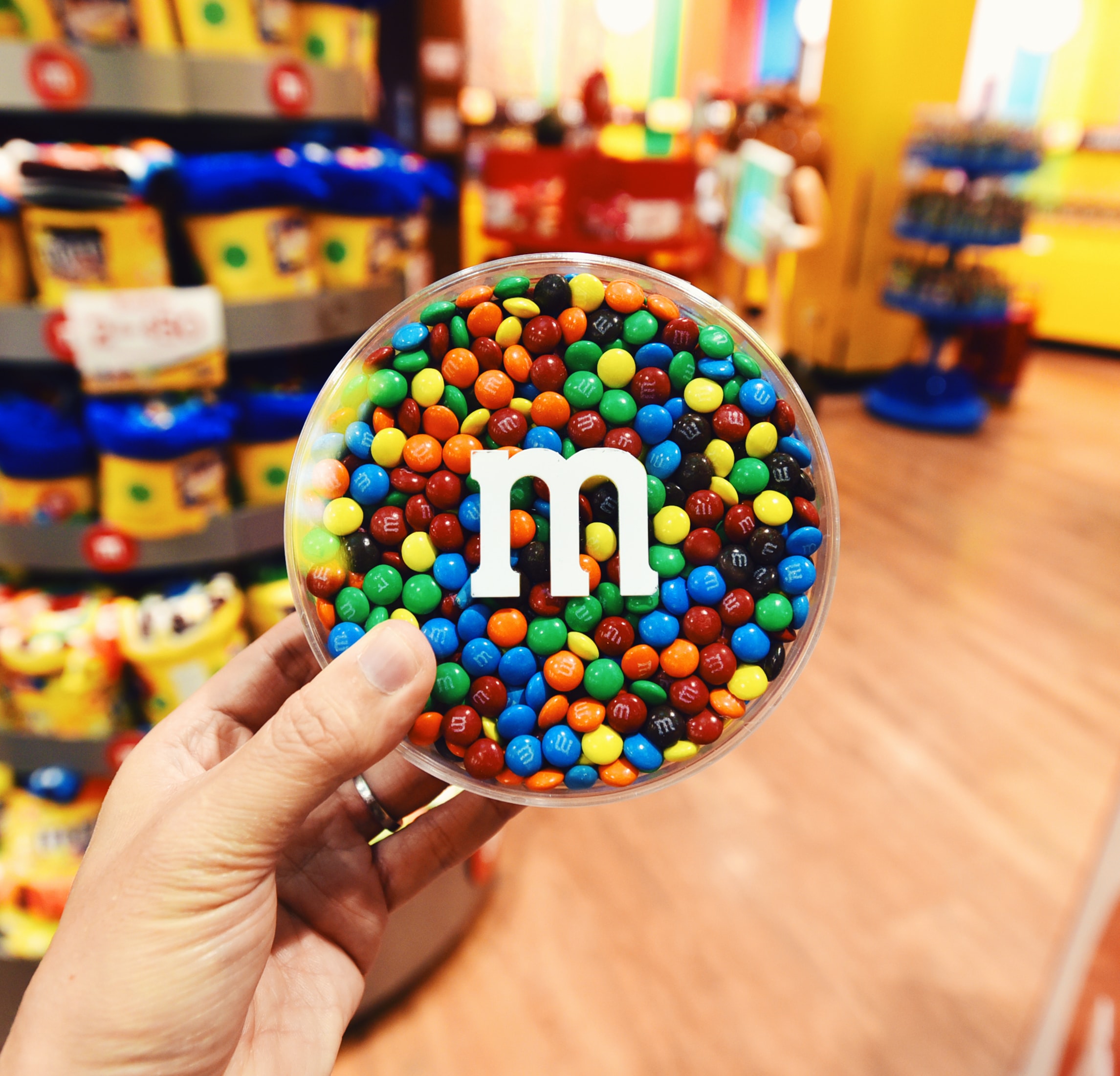 M&M gifts from M&Ms world