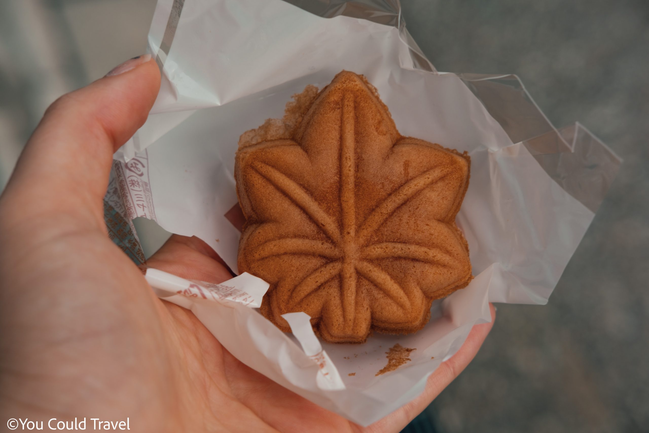 Momiji manju snack from Miyajima