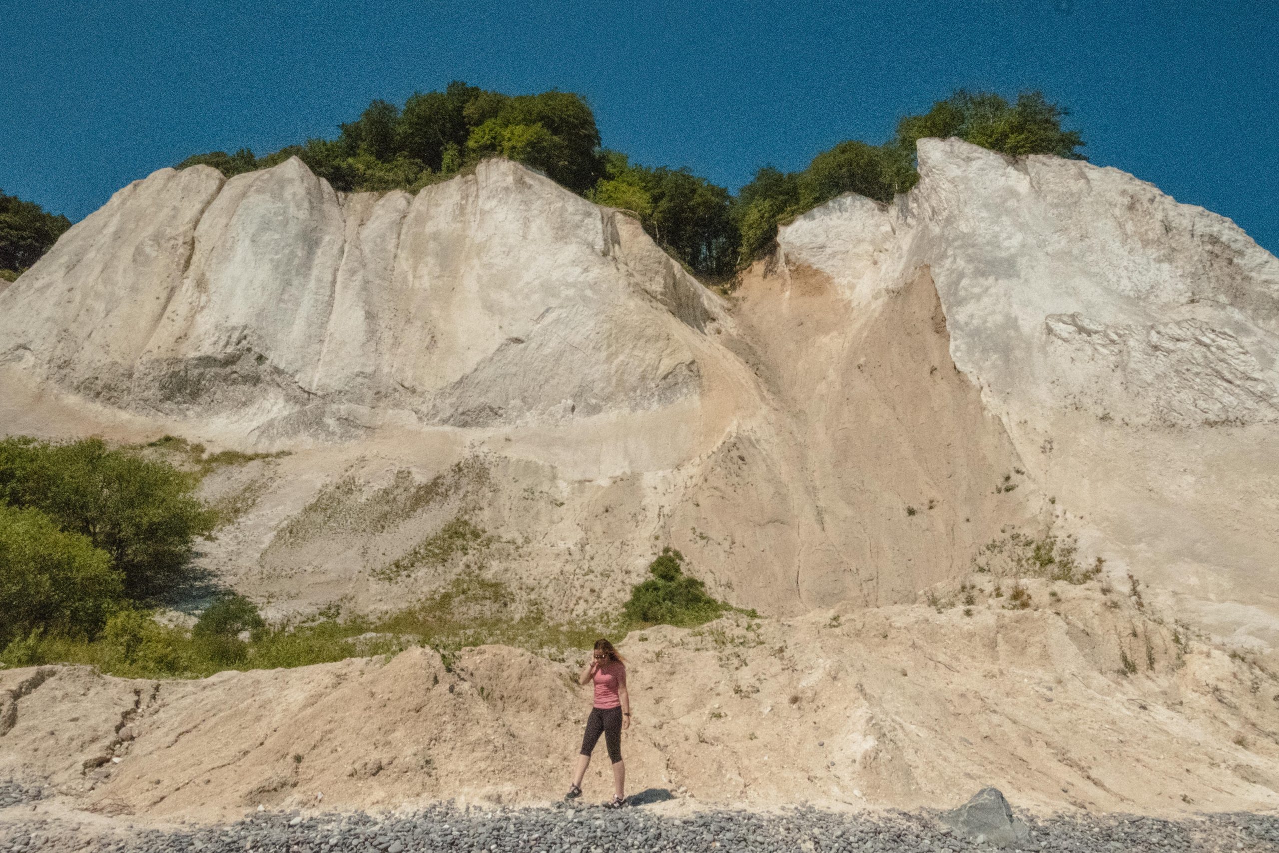 Møns Klint white cliffs in Denmark