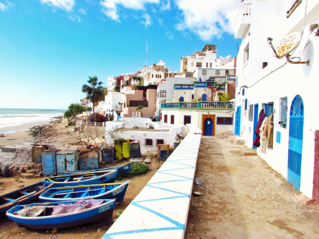 Morocco Traditional houses by the bay