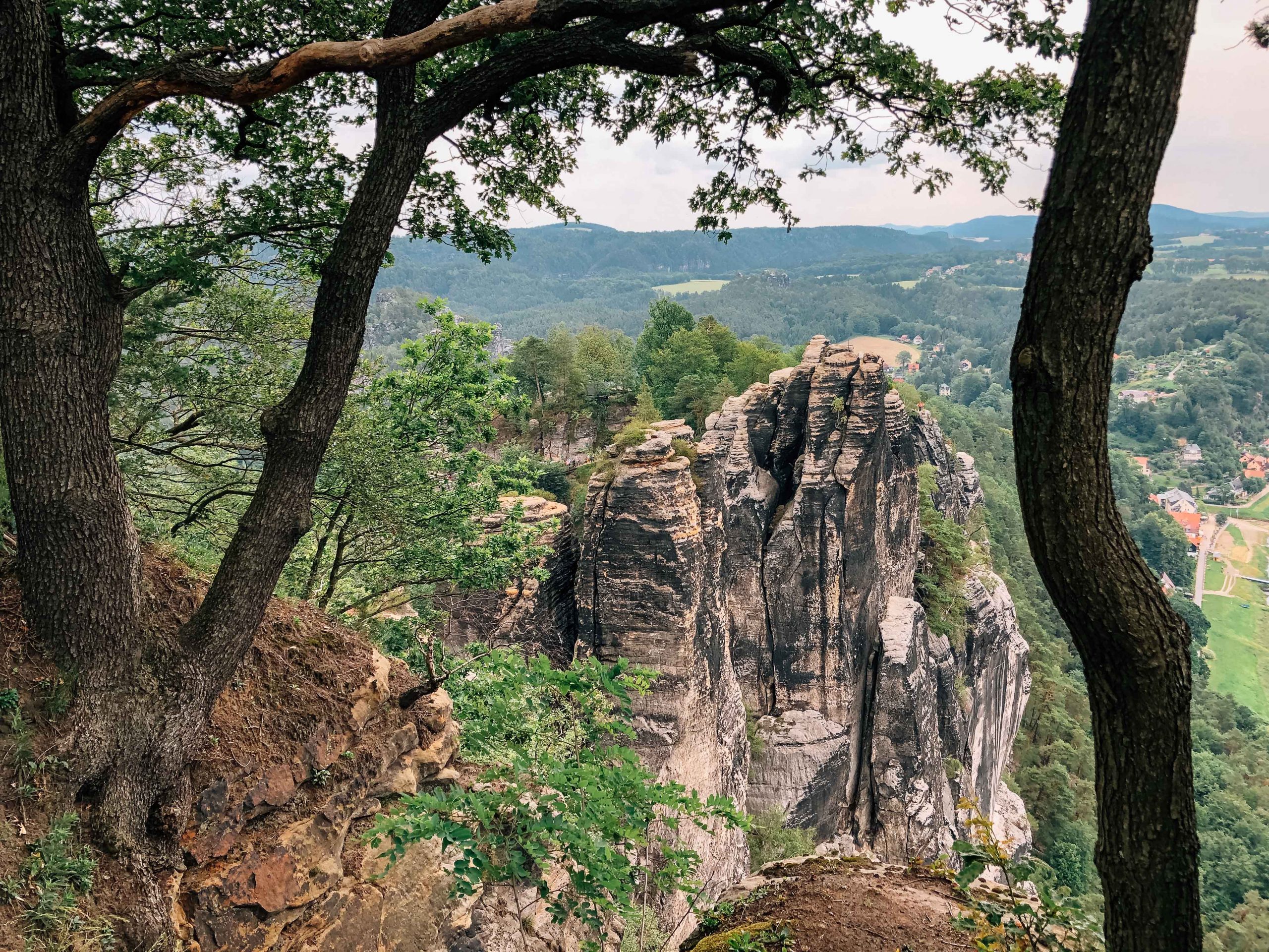 Nature at its finest during the visit at Bastei in Germany