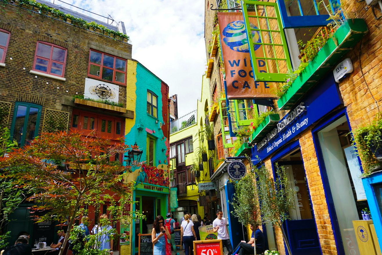 Neals Yard London Colourful
