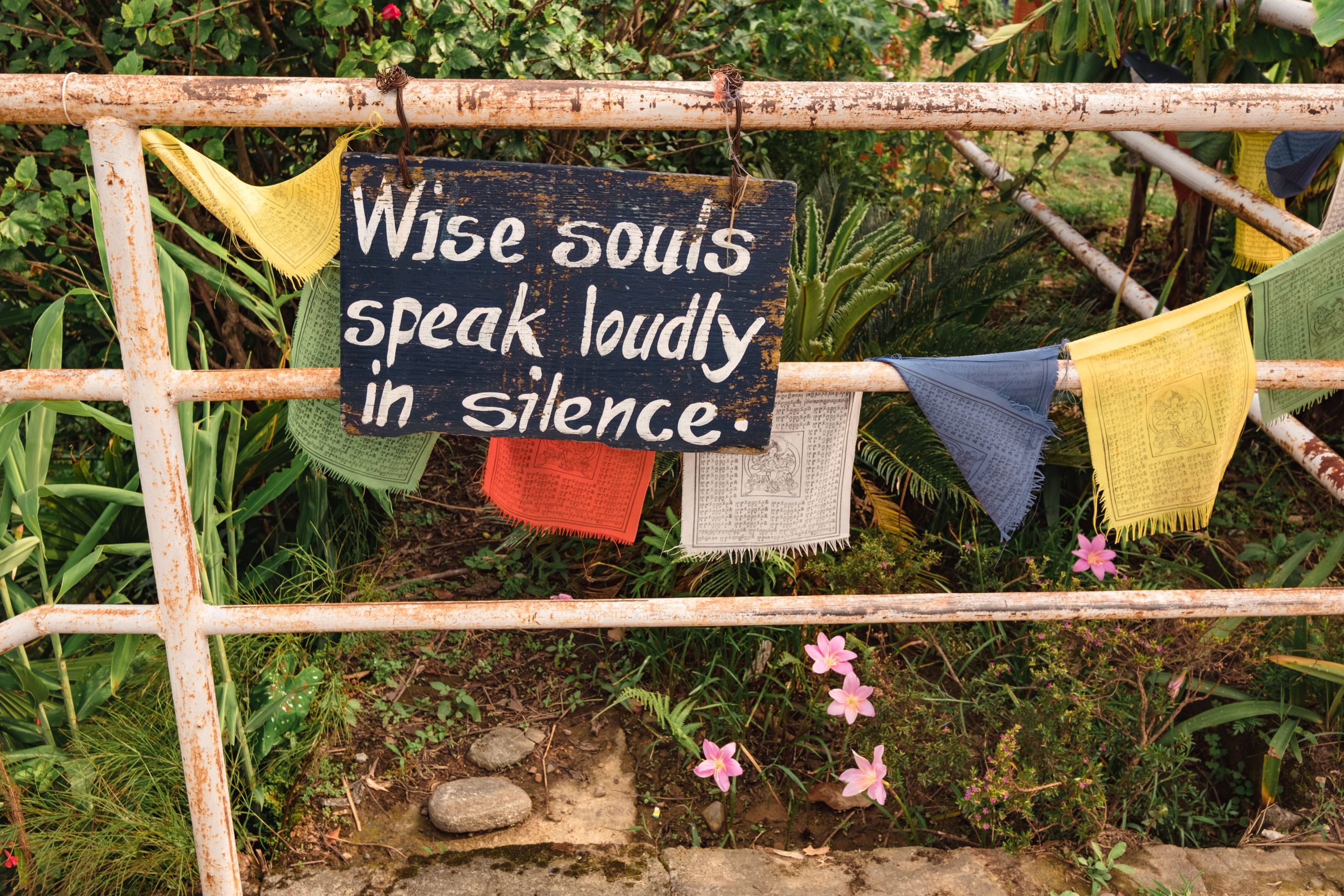 Nepali sign to stay silent Nepali sign to stay silent