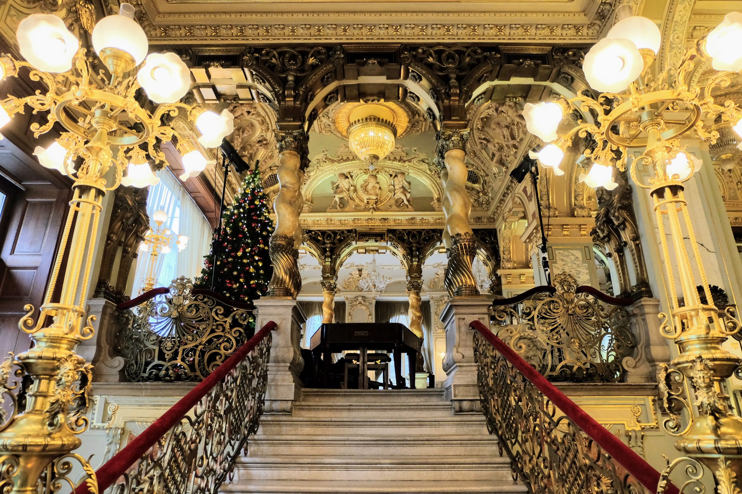 The interior of the most luxurious and prestigious hotels in Budapest - New York Palace, The Dedica Anthology, Autograph Collection