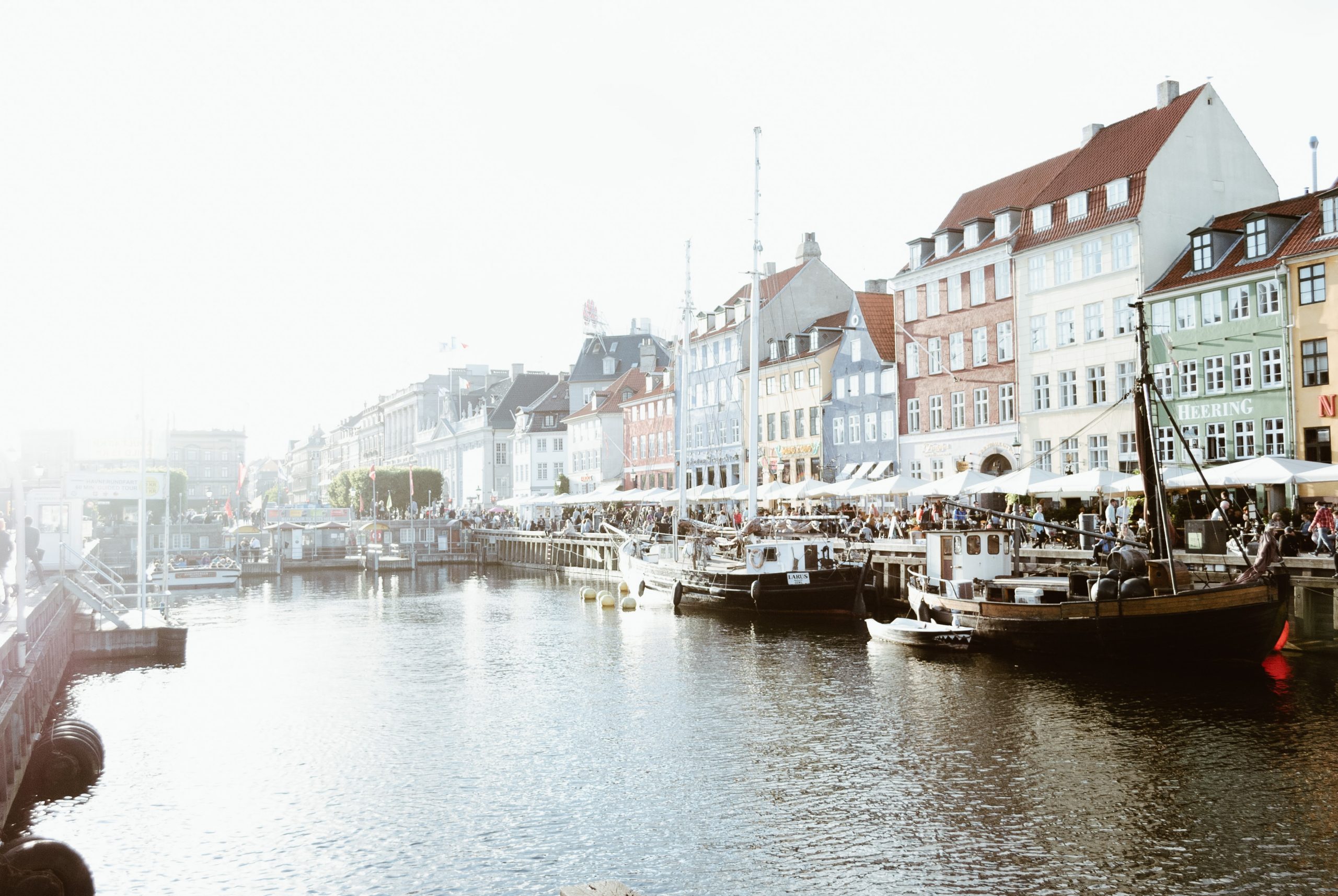 nyhavn port in copenhagen in winter