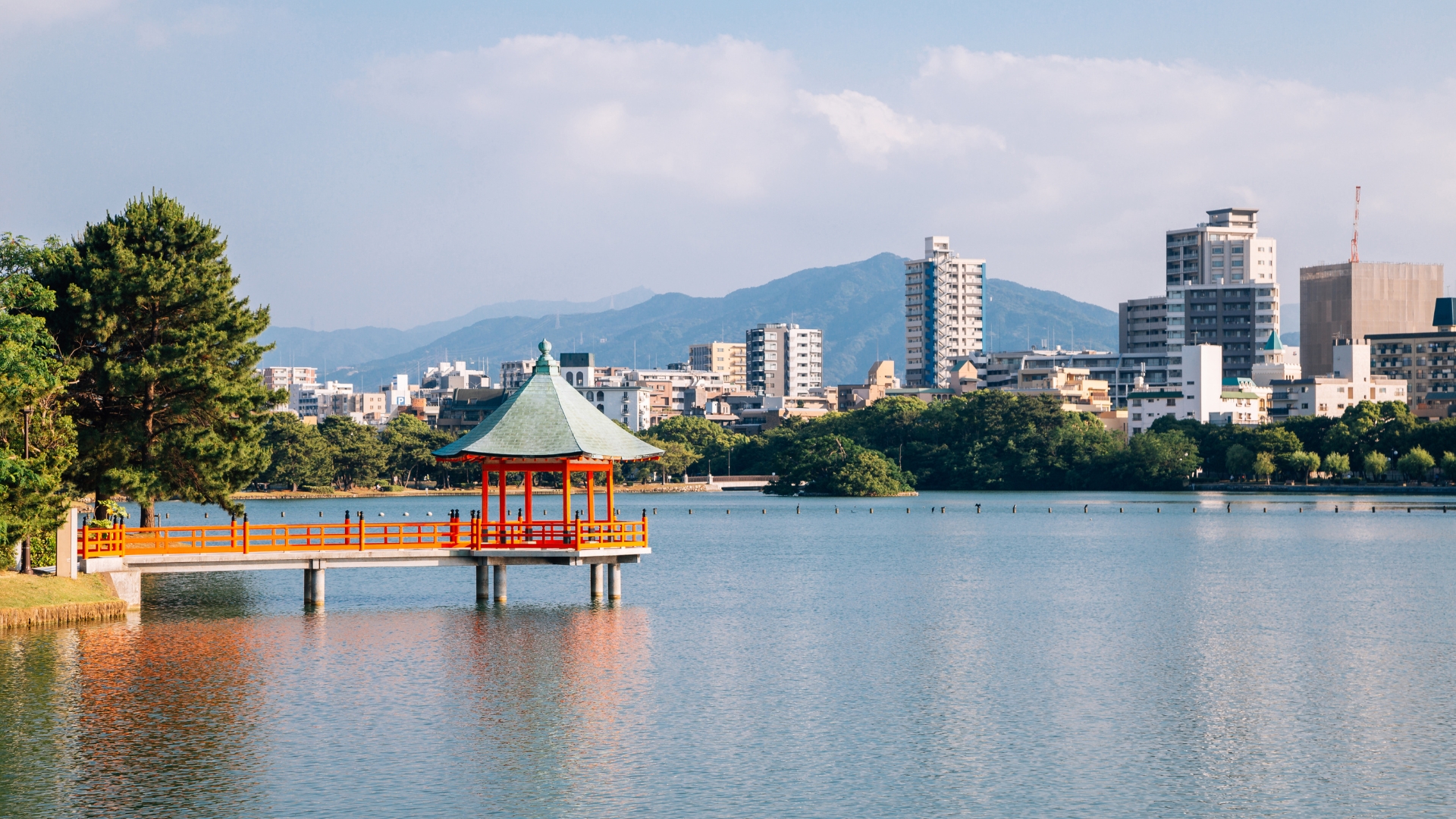Ohari park in Fukuoka Ohari park in Fukuoka