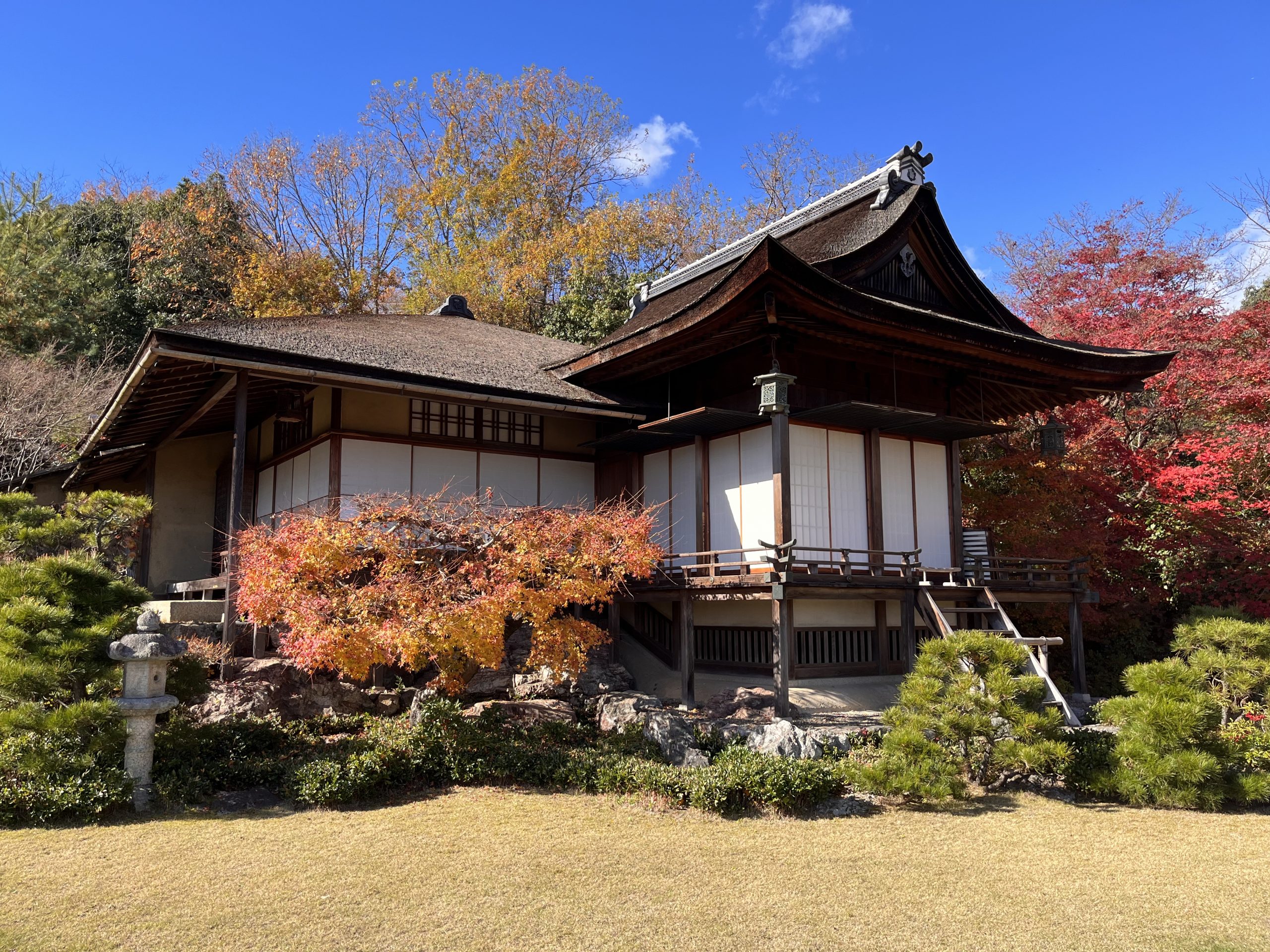 Ōkōchi Sansō in Arashiyama, Kyoto in November Ōkōchi Sansō in Arashiyama, Kyoto in November