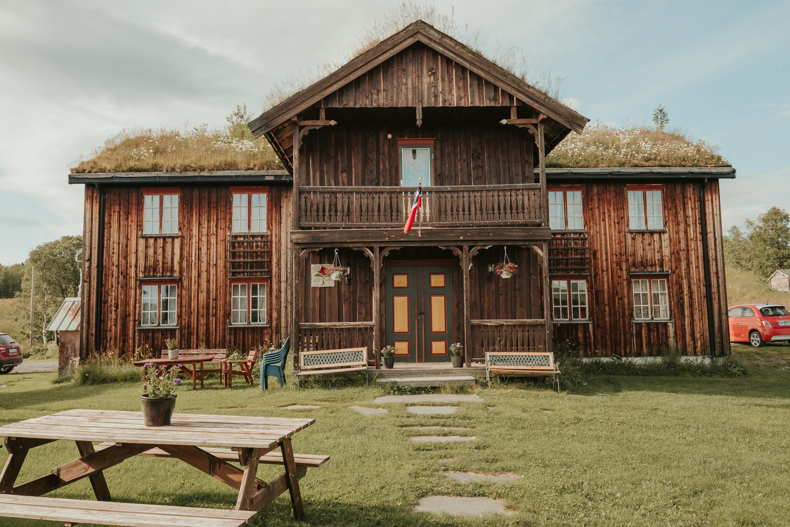 Old wooden house in norway