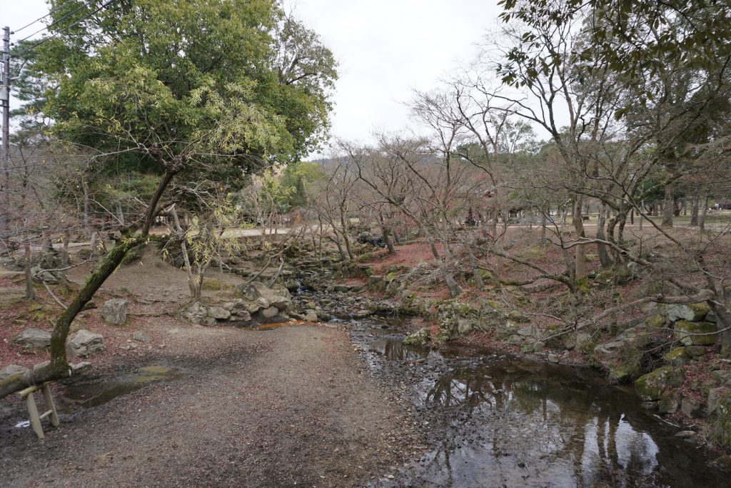 On our way out of Nara Park and towards the hiking trail up Wakakusayama Hill