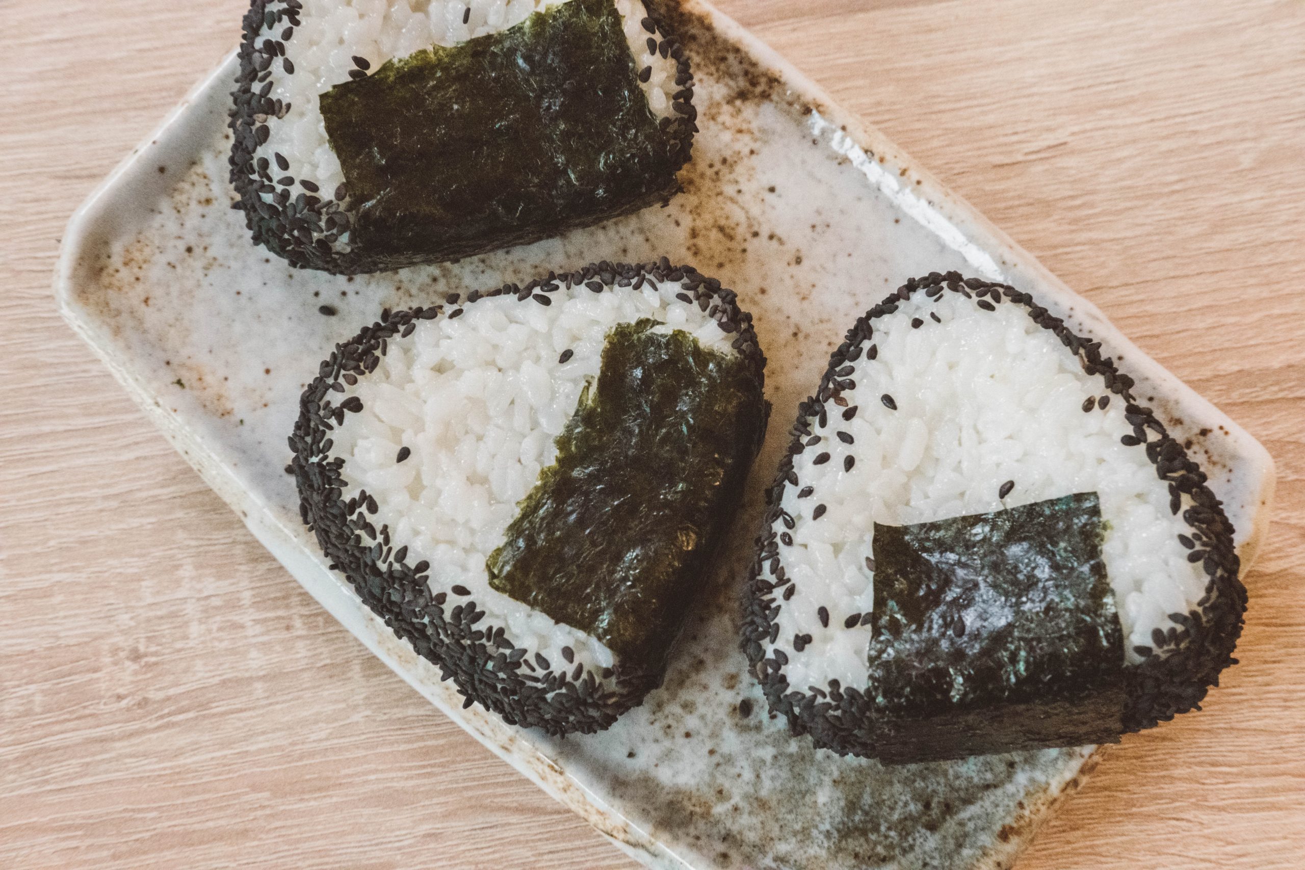 Onigiri filled with Hishio Mormoni