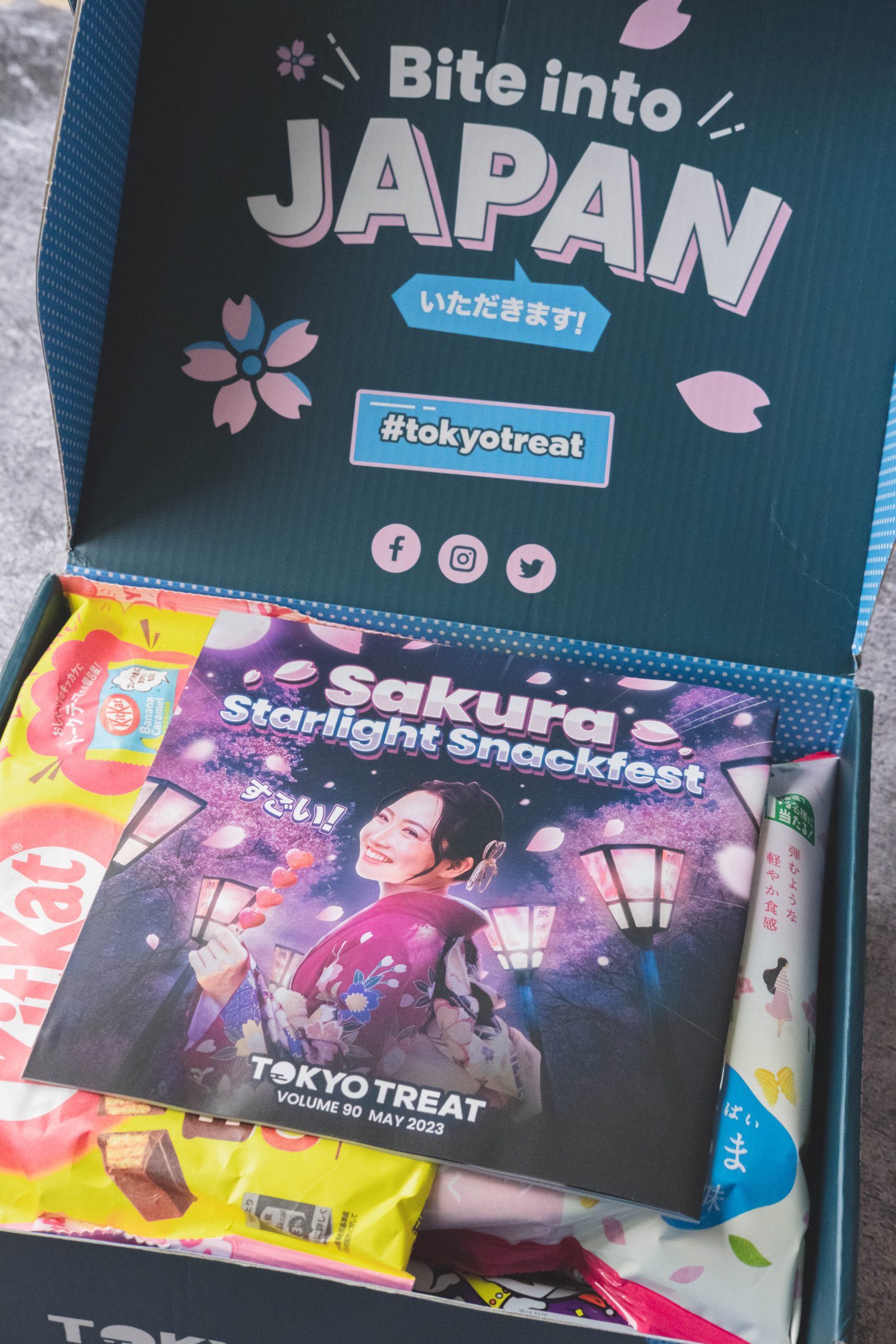 Opening my Tokyo Treat box Opening my Tokyo Treat box