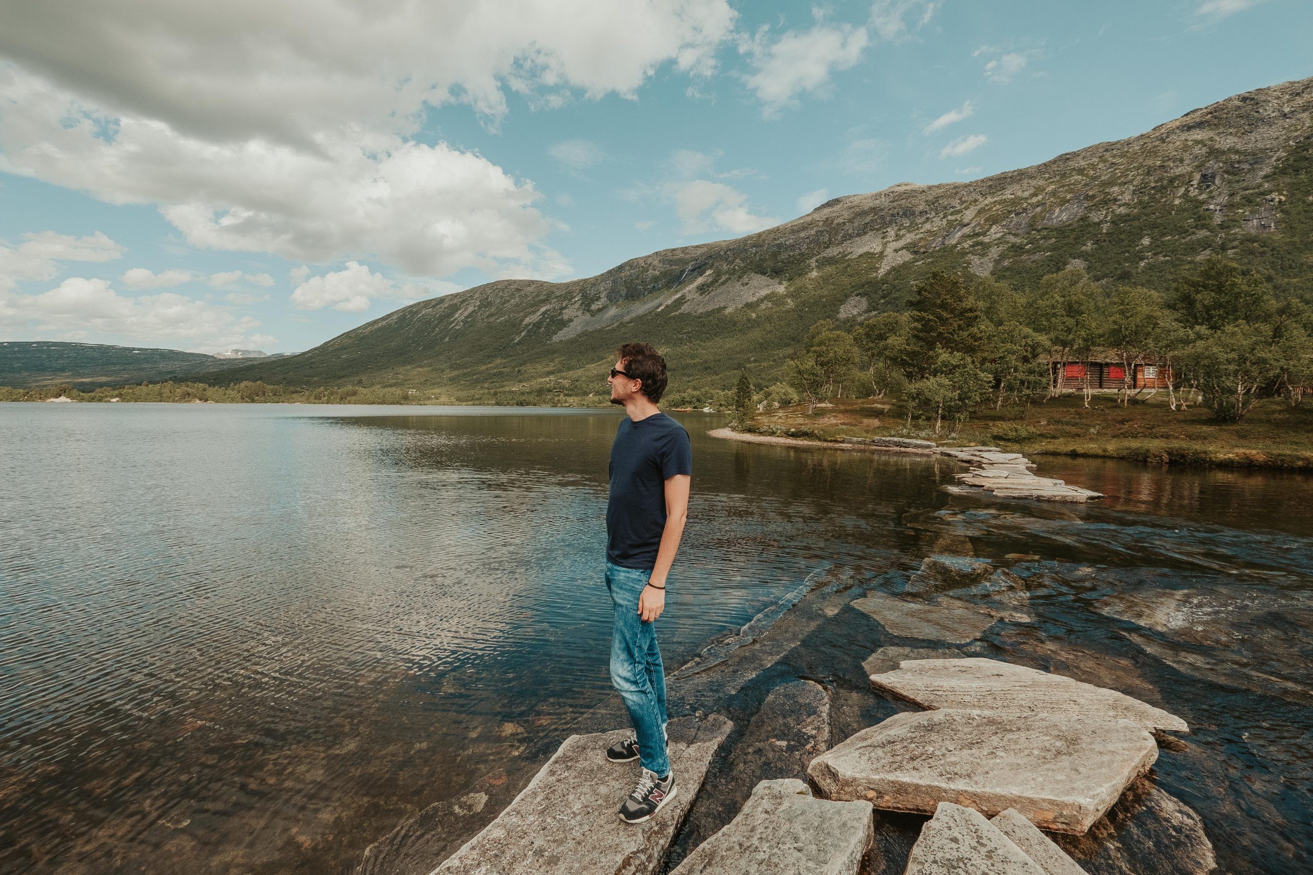 Oppdal beautiful landscape in Norway