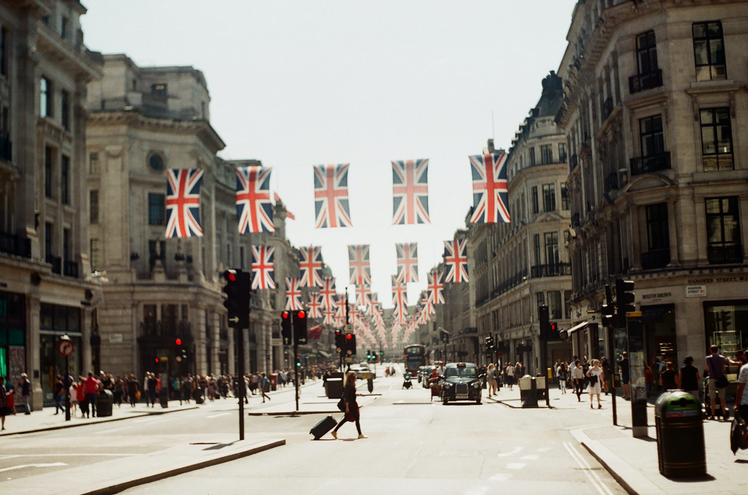 Oxford street in London Oxford street in London