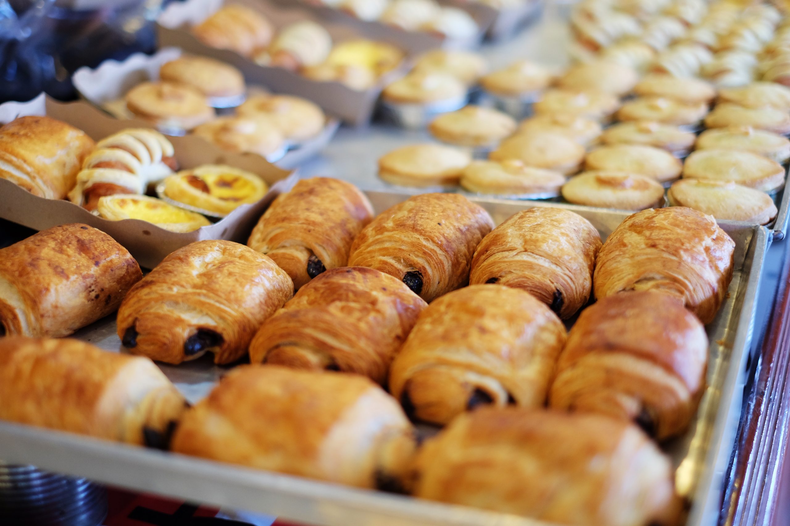 Pain au chocolate Paris food