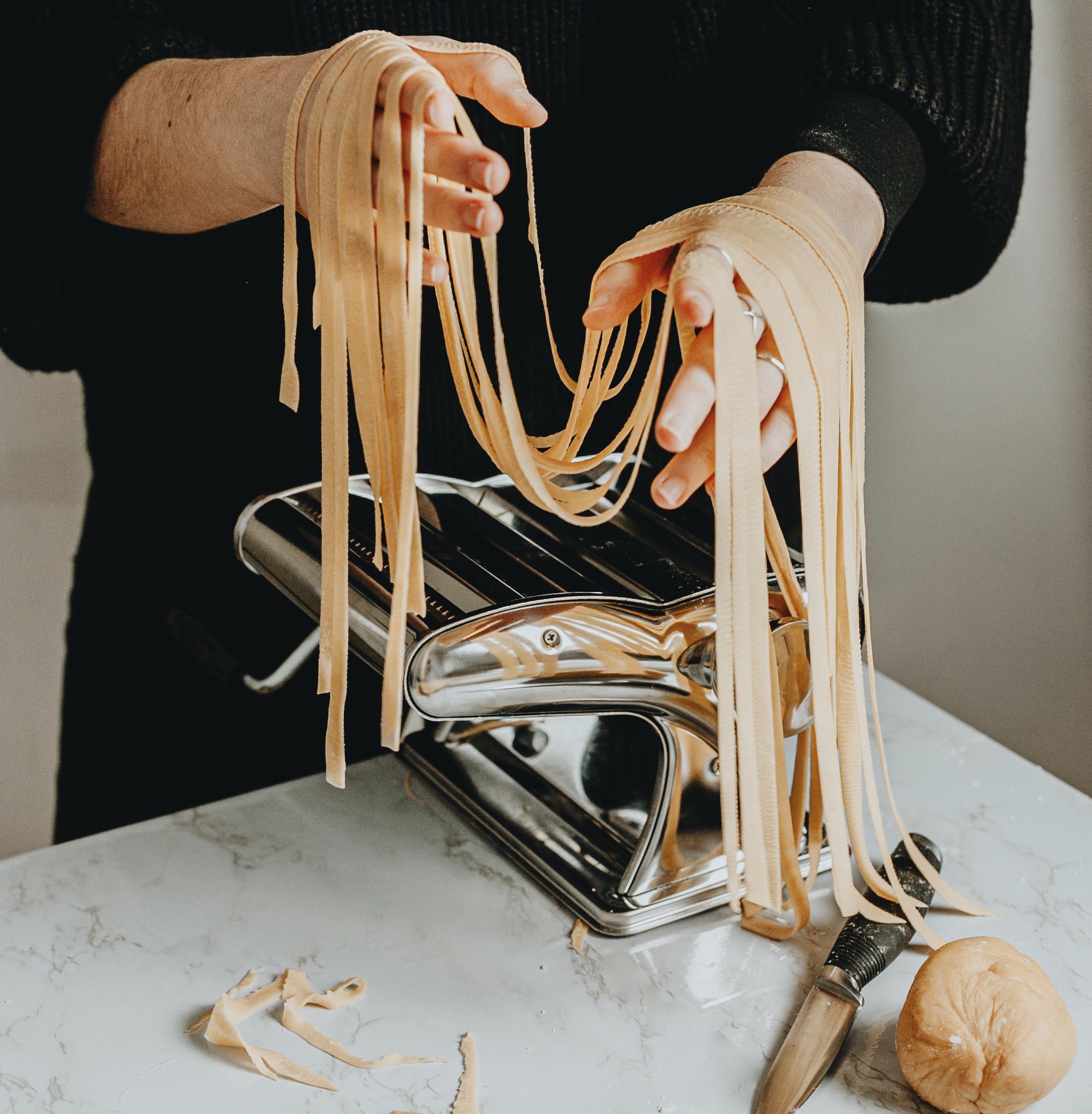 Pasta making cooking class