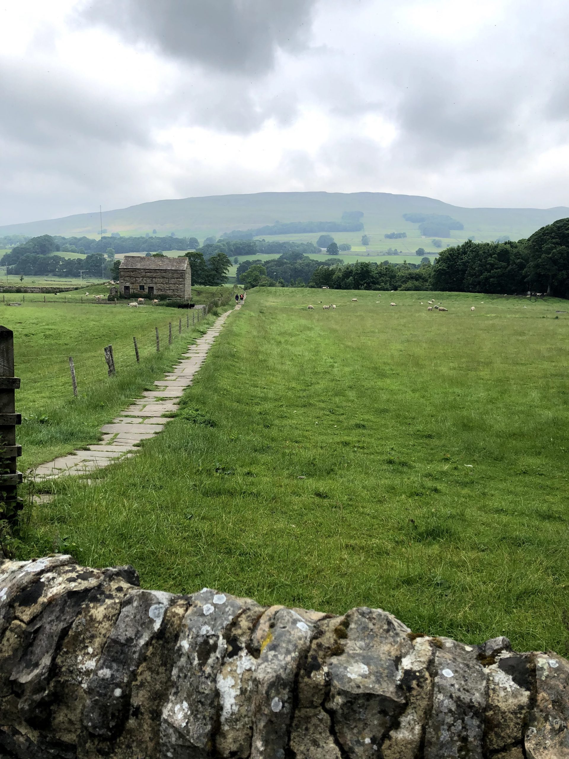 Pennine Way countryside Hawes Yorkshire Dales