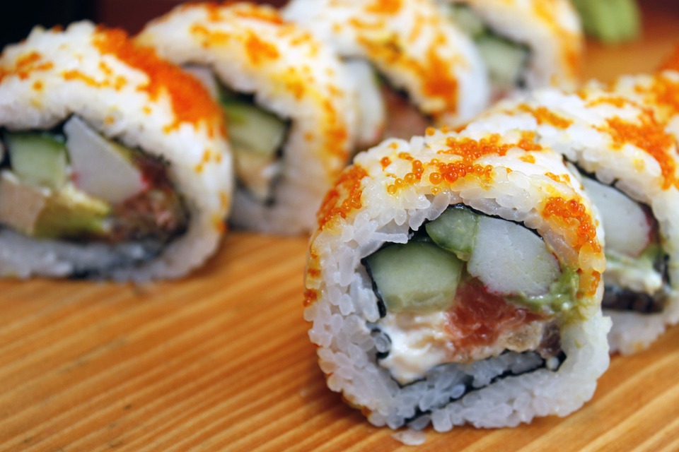 Perfect Sushi Rice California Rolls Japan