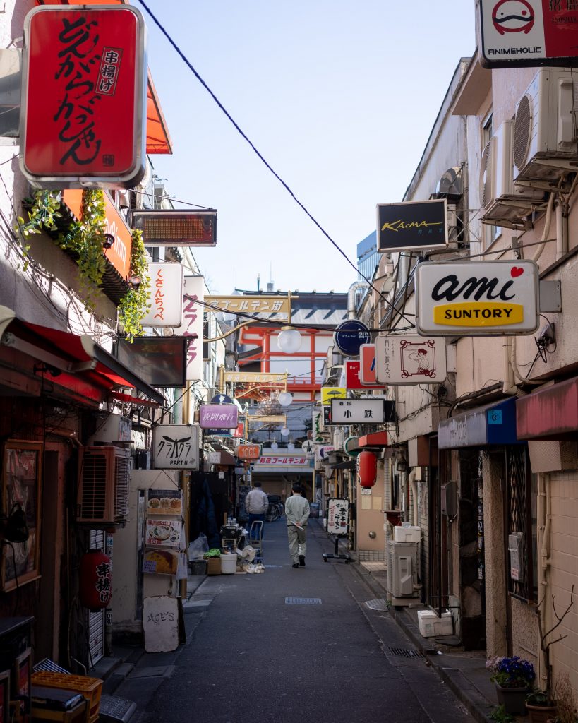 Photographing Golden Gai during the day