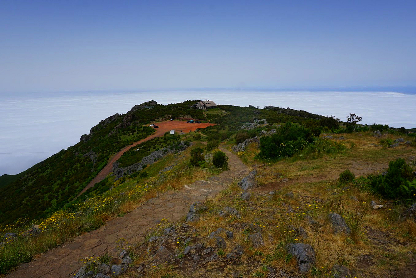 Pico Ruivo Madeira Hiking cloud