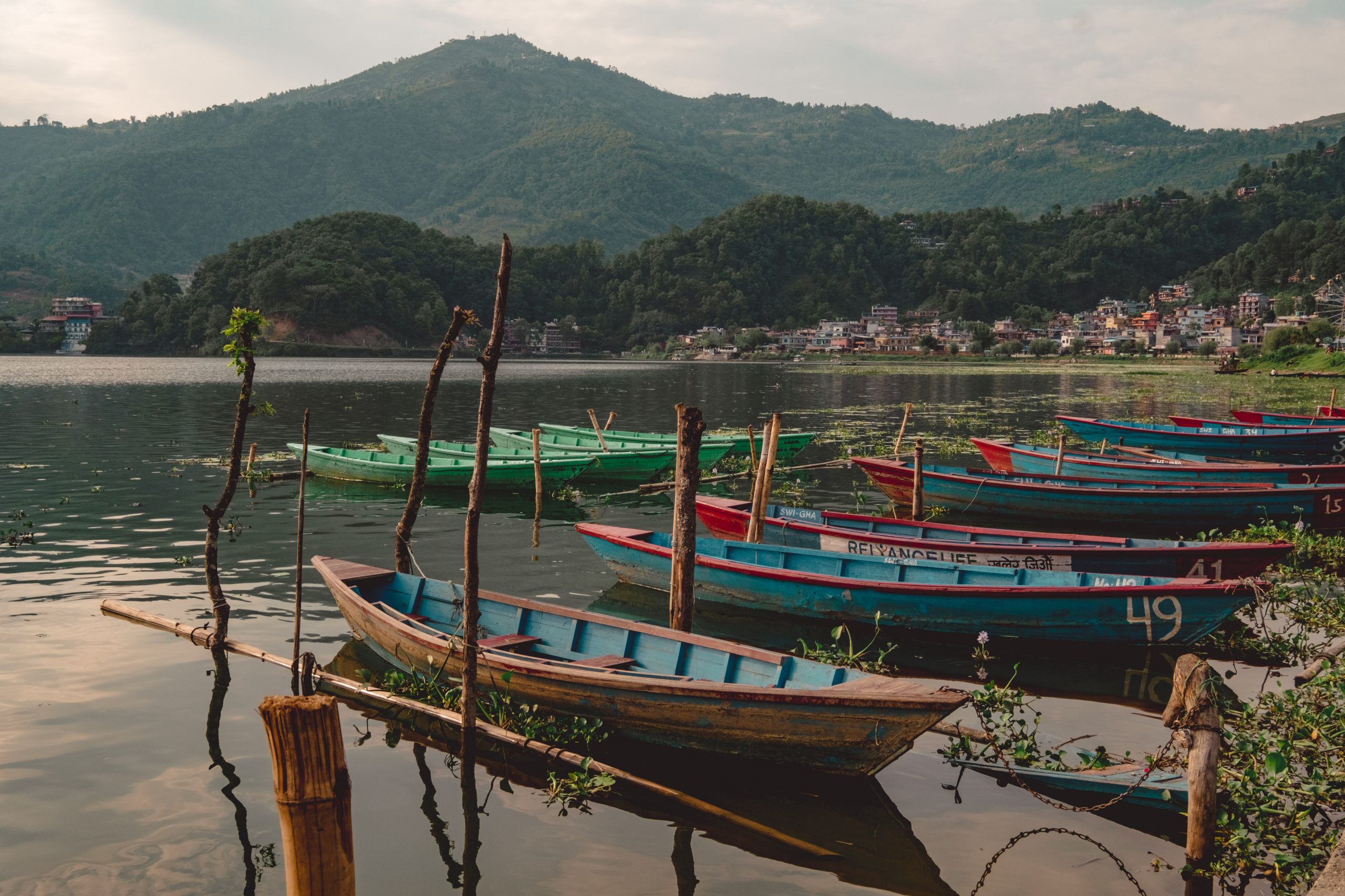 Pokhara lake side