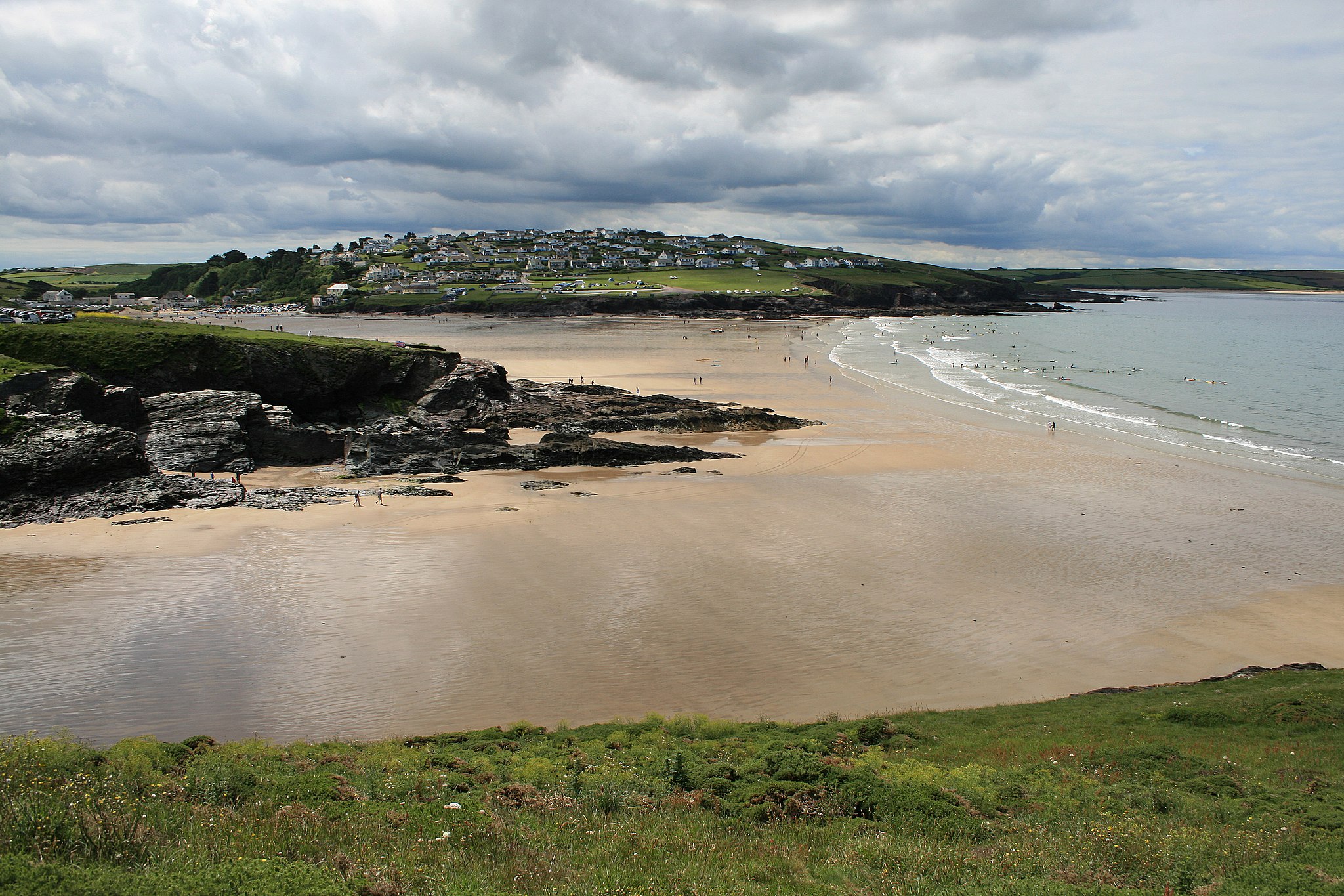 Polzeath cornwall in the UK