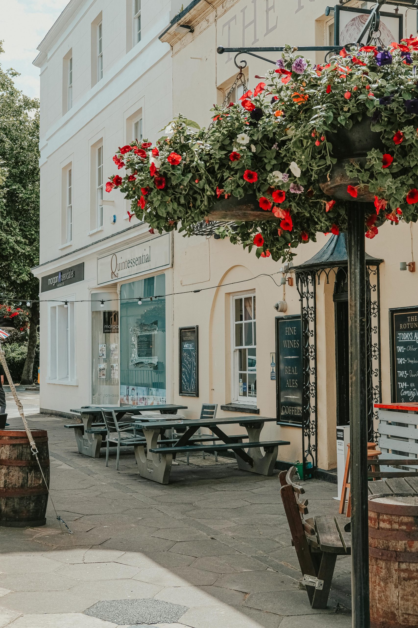 Posh streets in Cheltenham