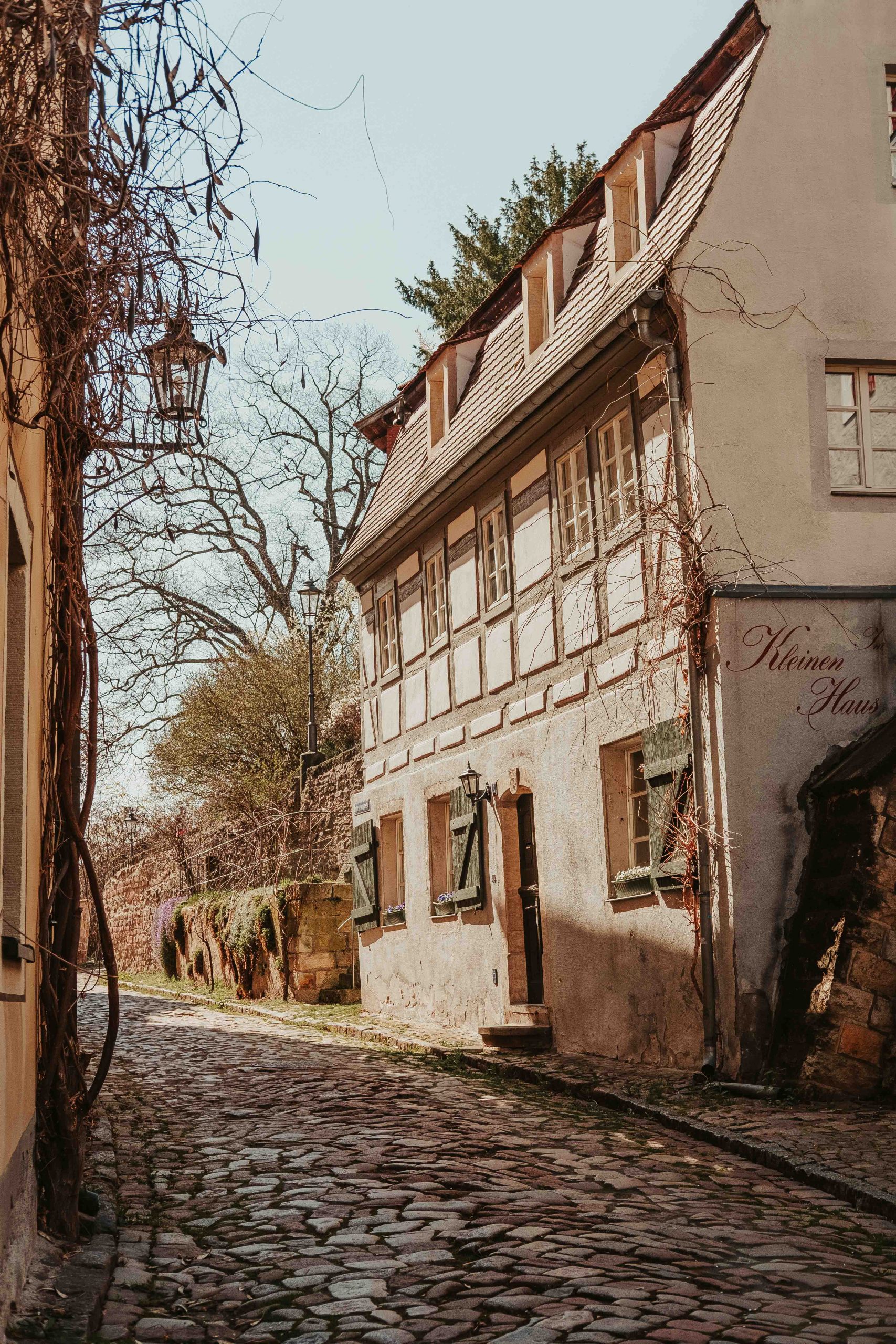 quaint lanes with meissen old houses