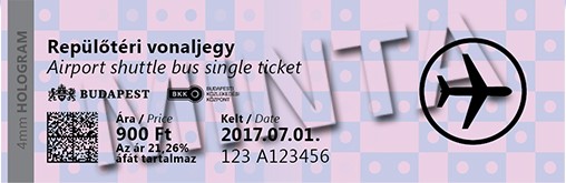 100E Budapest Airport Bus Ticket 100E Budapest Airport Bus Ticket