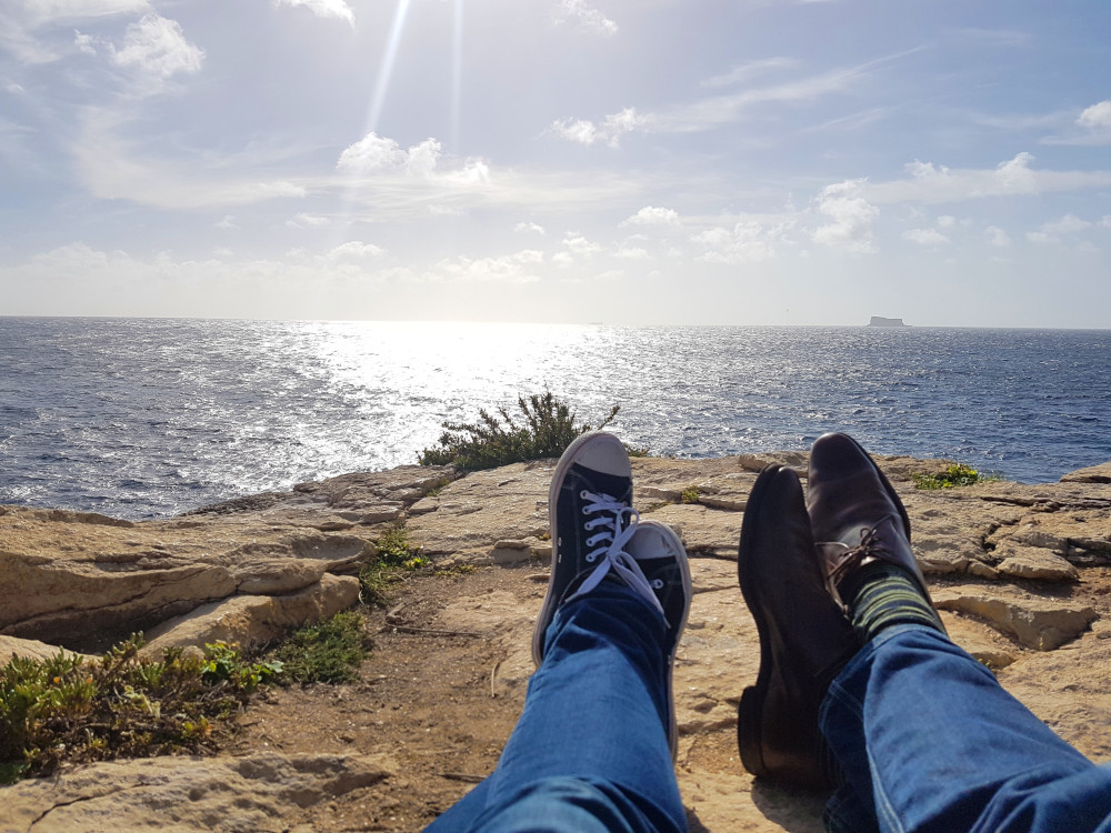 RESTING ON THE CLIFF