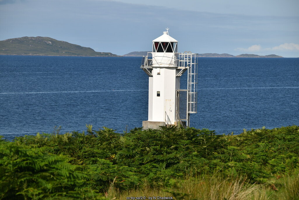Rhue Lighthouse in Scotland