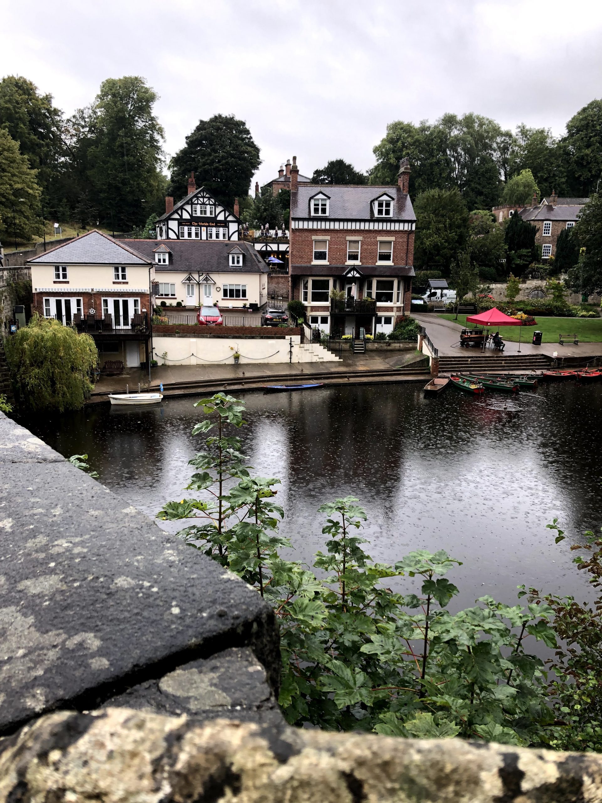 Riverside walk in Knaresborough