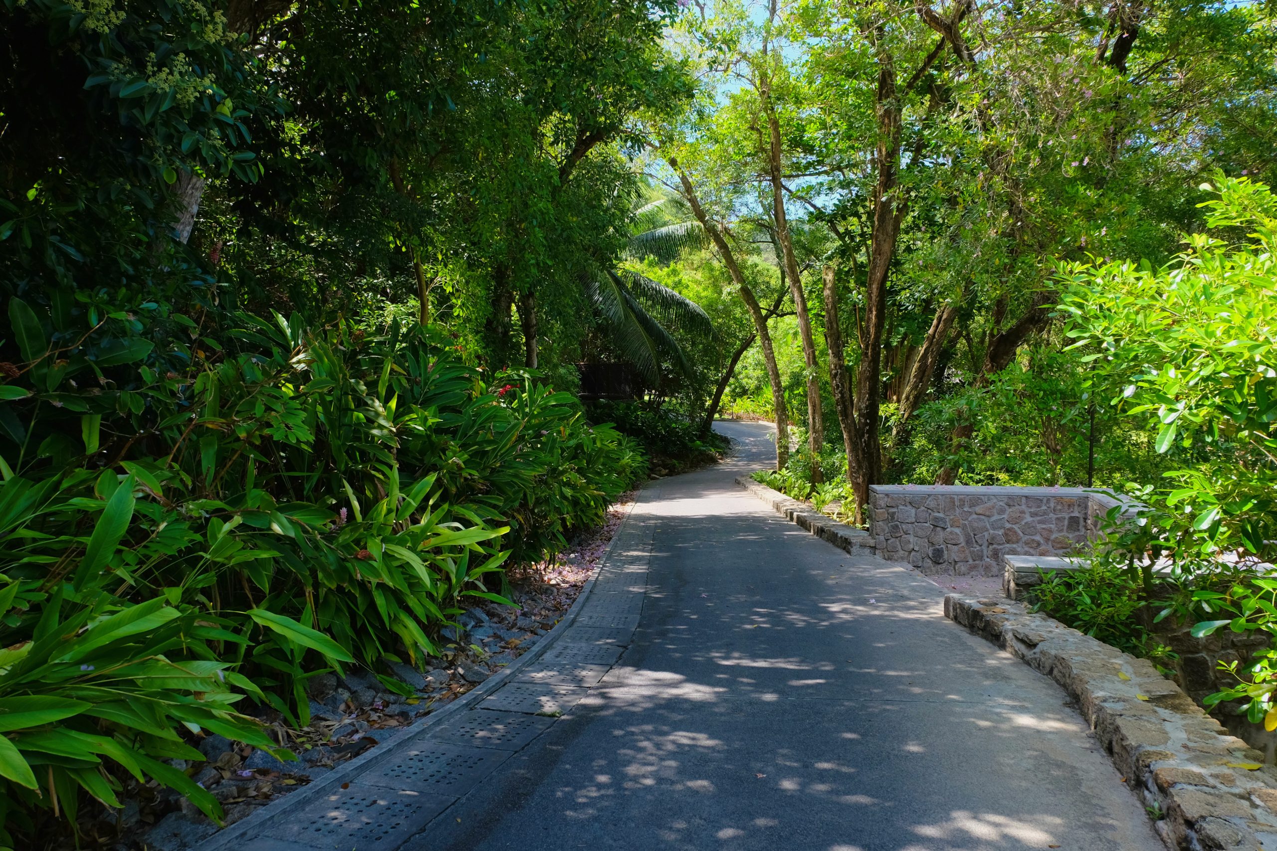 Roads in Mahe Seychelles Roads in Mahe Seychelles