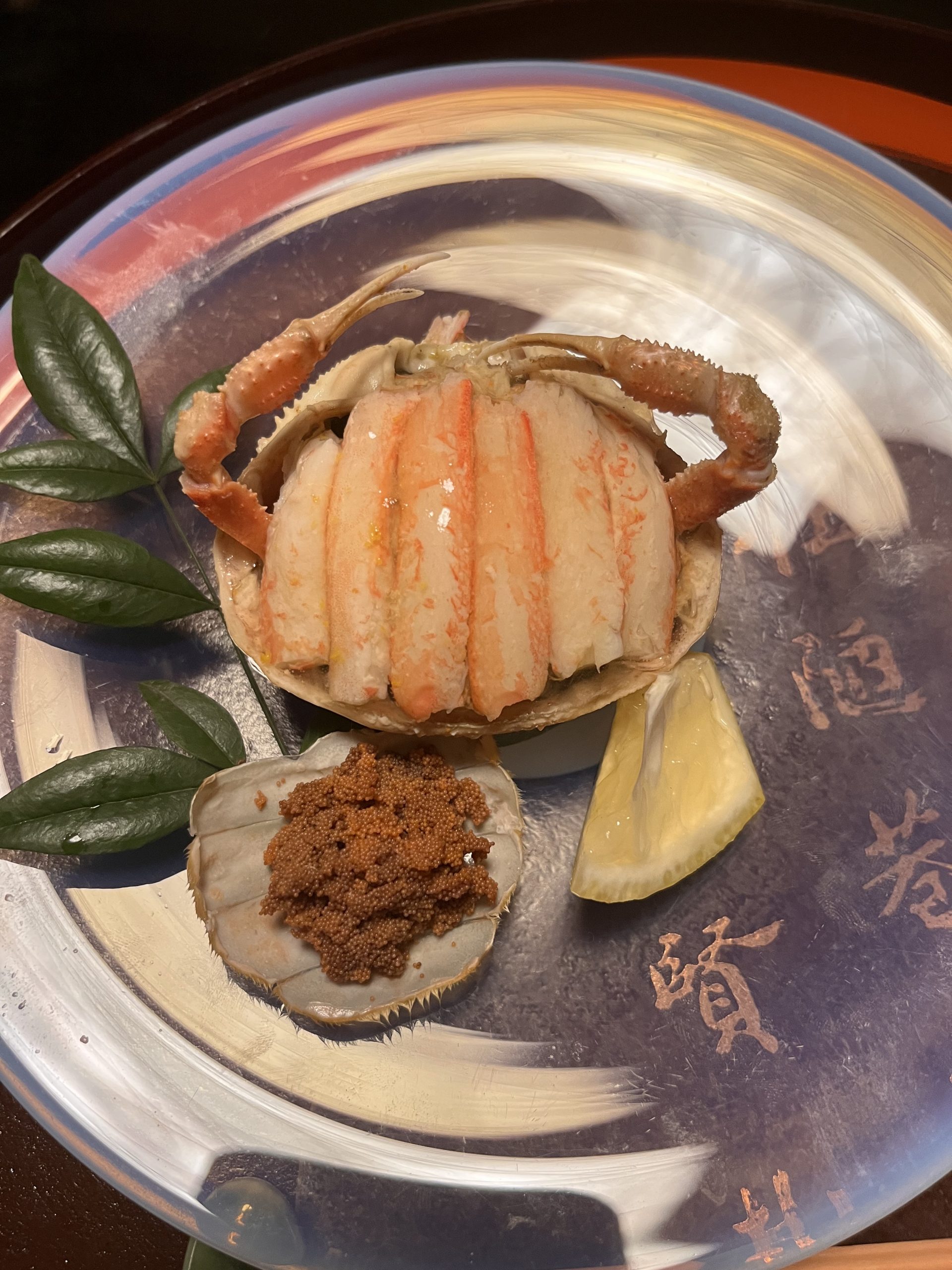 Row bearing crab kikunoi honten