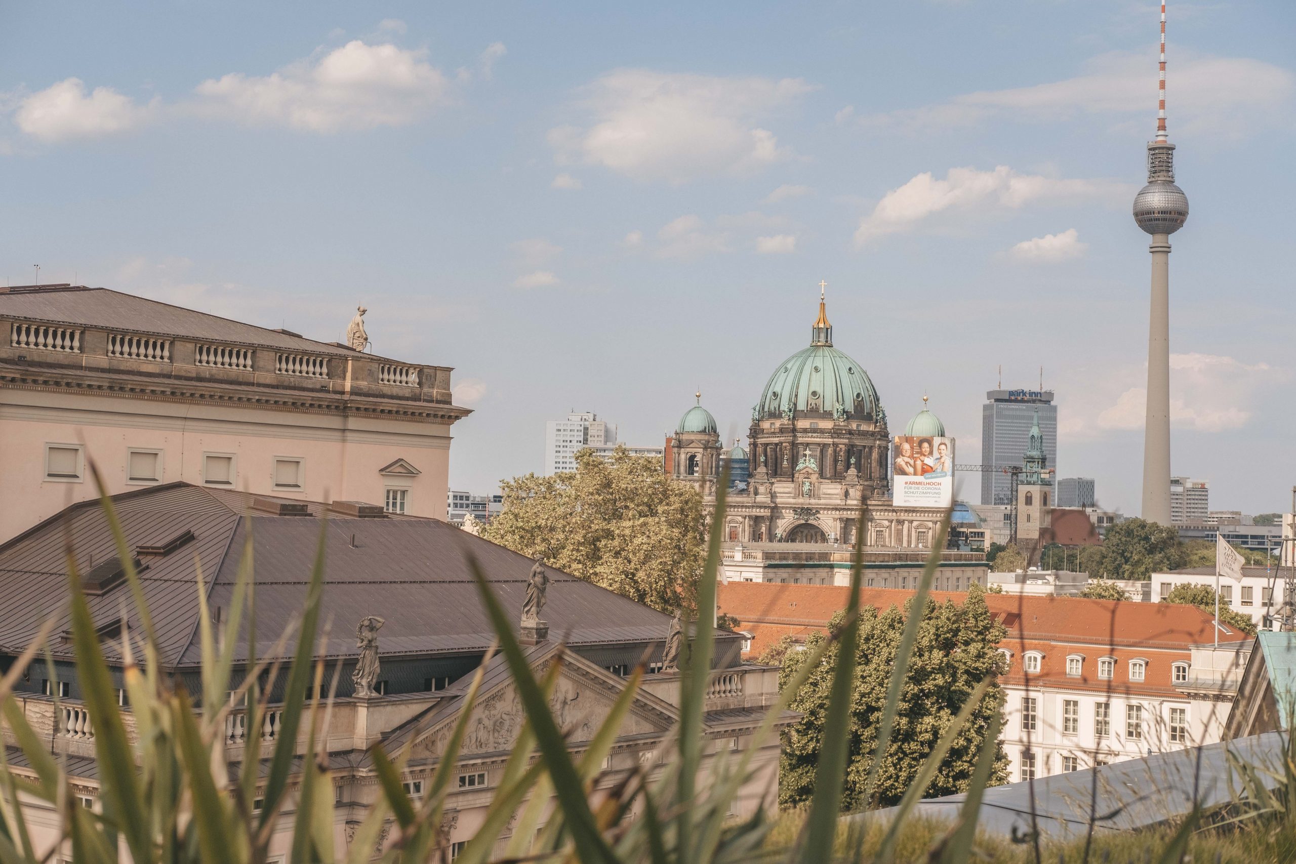 Rooftop cocktail bar in Berlin