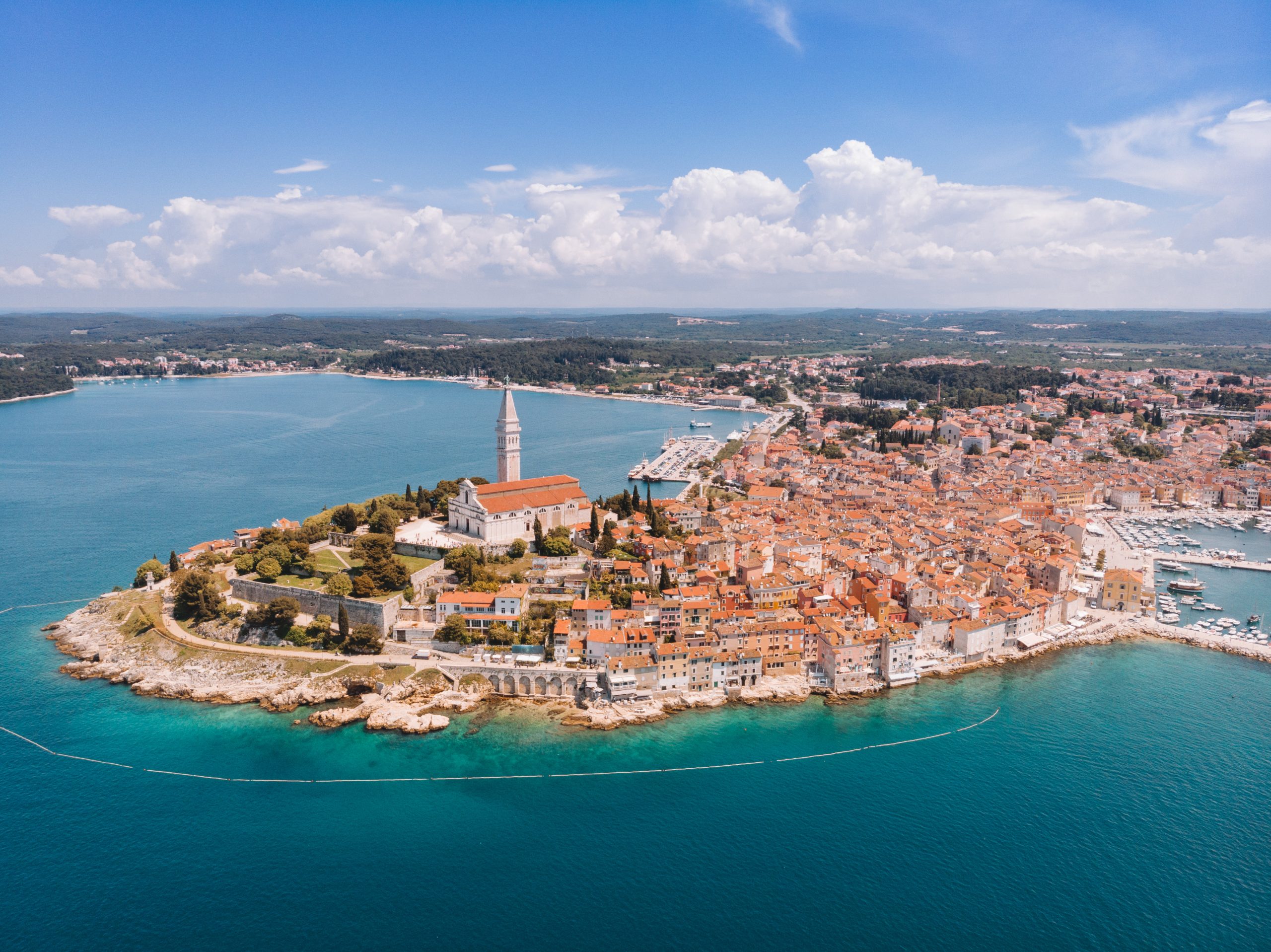 Rovinj From above drone photography