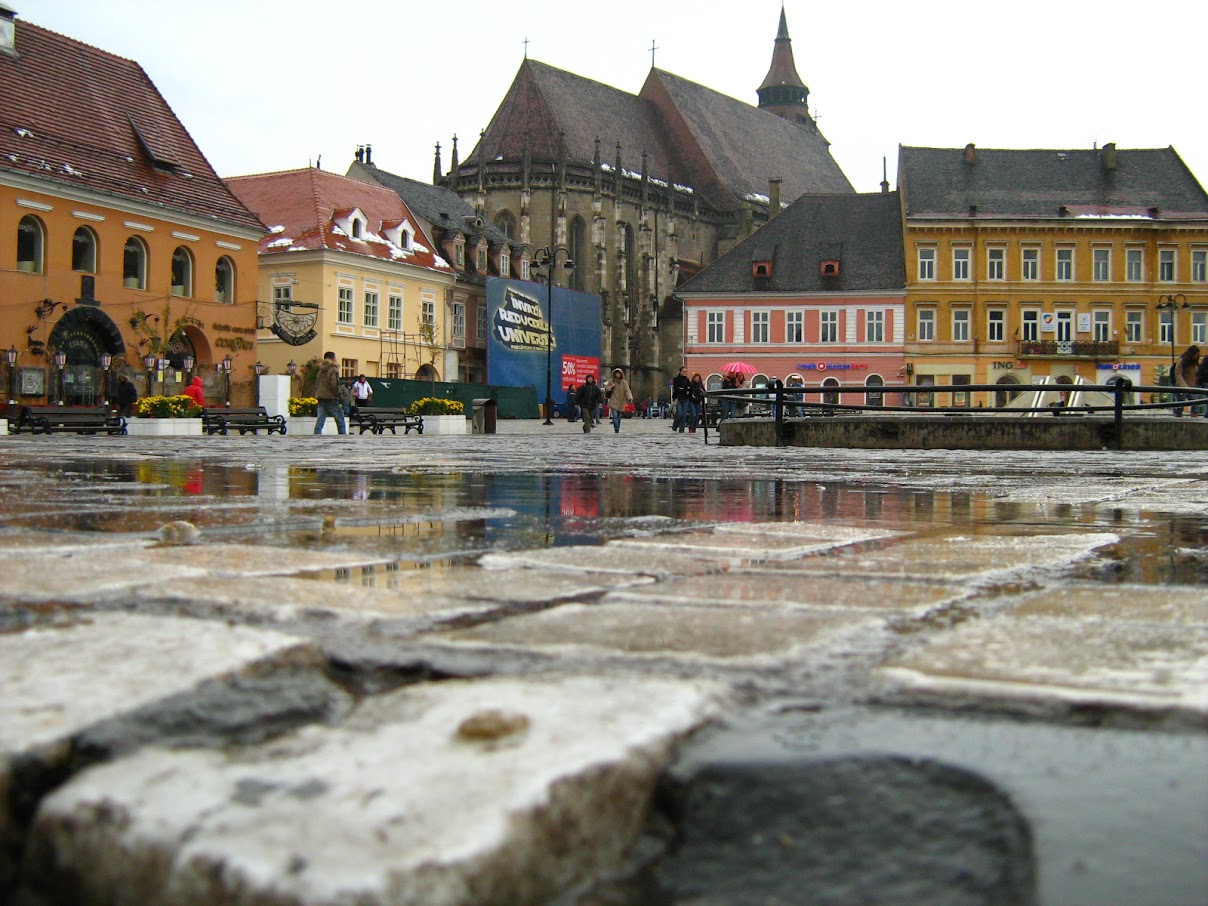 Old Town Brasov Romania Streets Brasov Romania