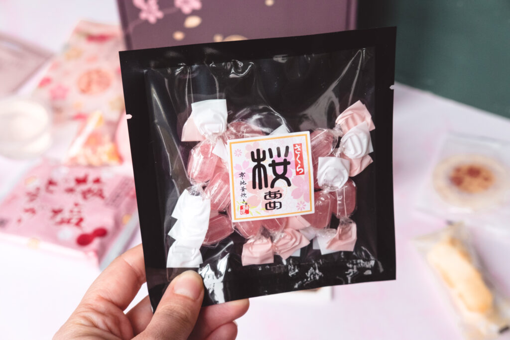 Sakura Ame in classy packaging Sakuraco Box