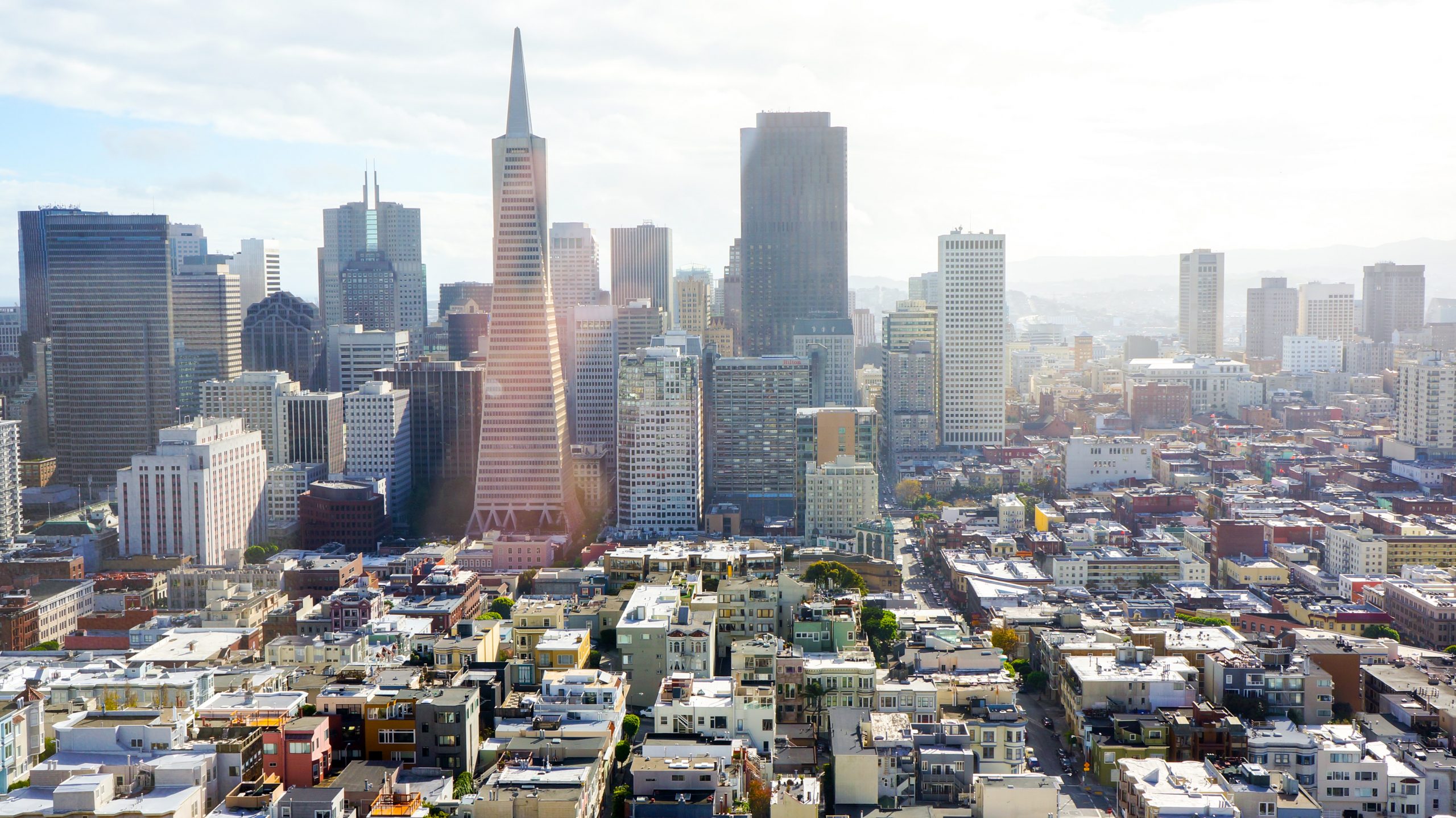 San Francisco Skyline as seen from above