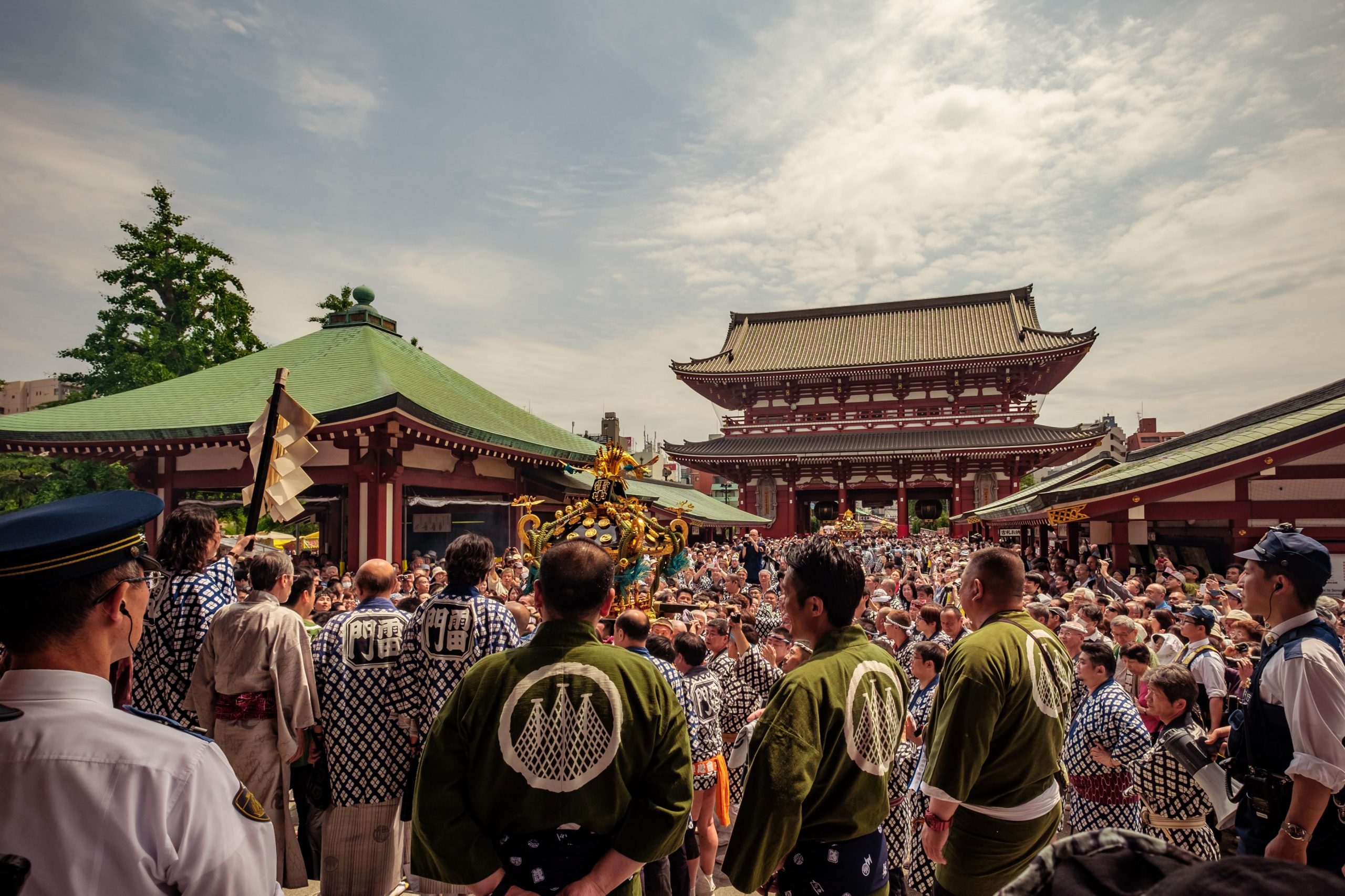 Visit the Sanja matsuri in Tokyo Japan