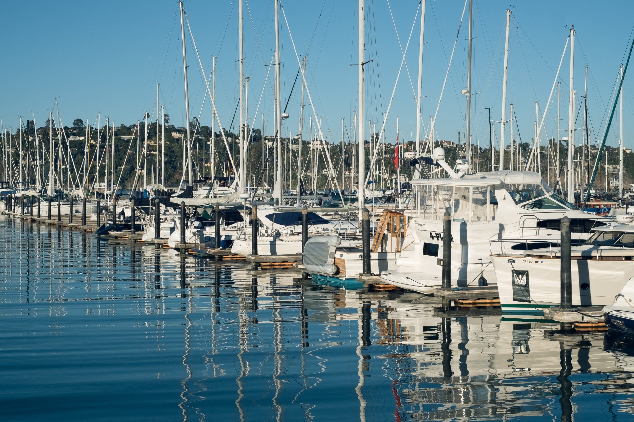 Sausalito harbour in Sausalito USA