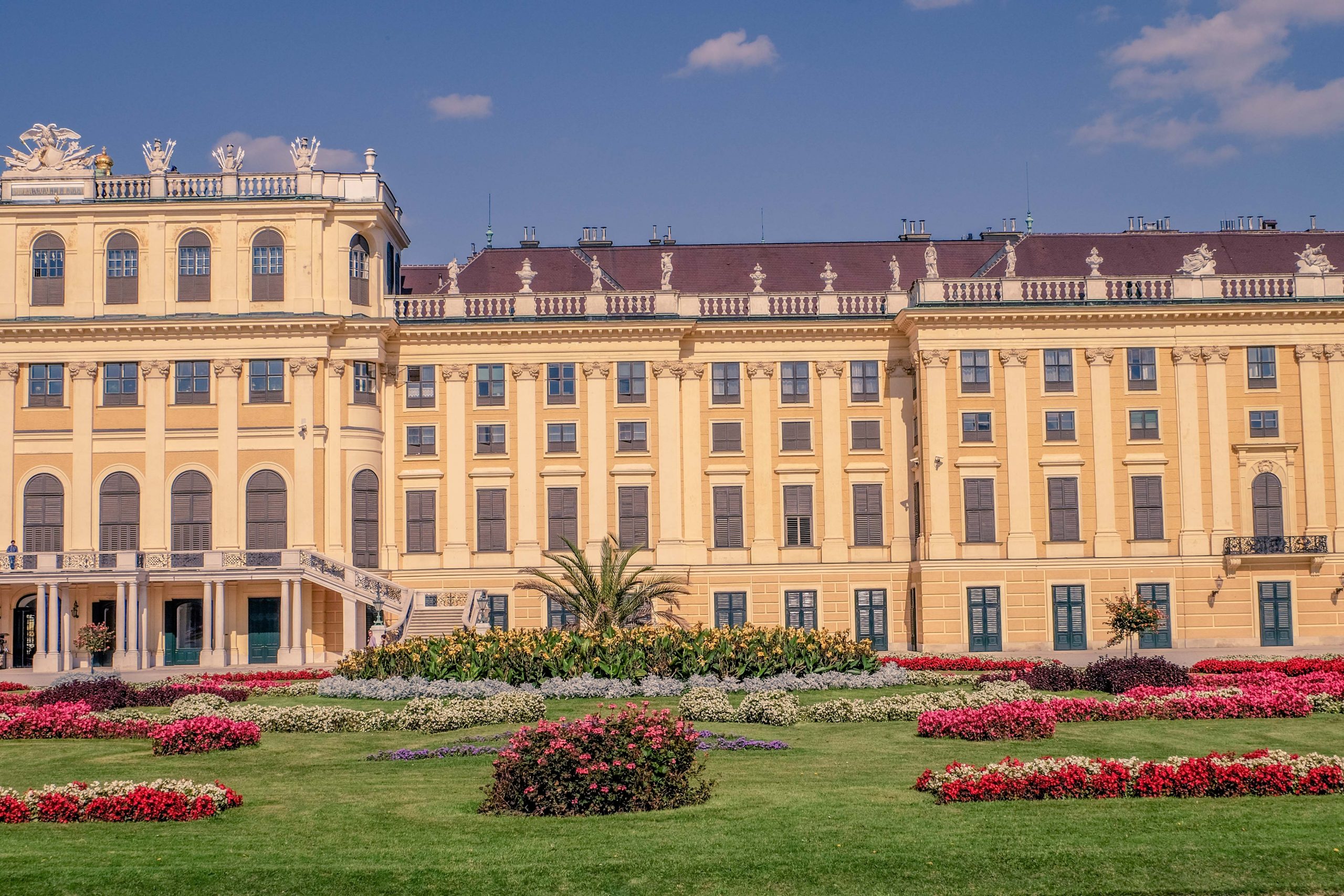 Back of Schönbrunn Palace Vienna Back of Schönbrunn Palace Vienna