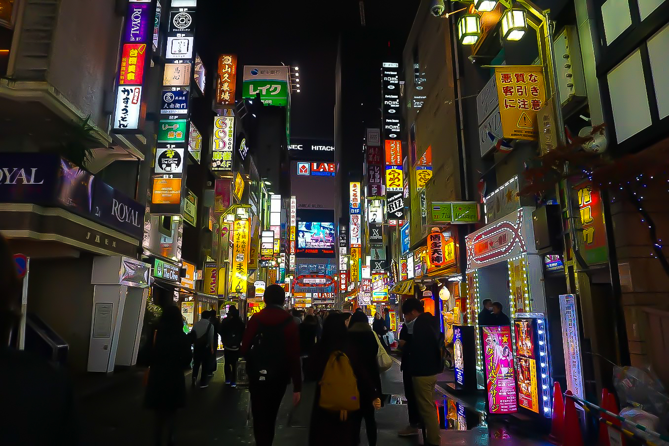 Shinjuku Shops Streets Tokyo Japan Night Shinjuku Shops Streets Tokyo Japan Night