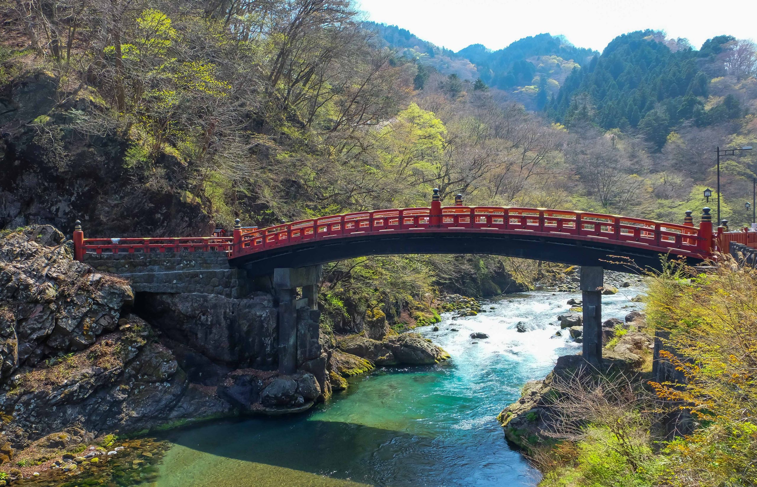 Shinkyo Red Bridge Nikko Japan