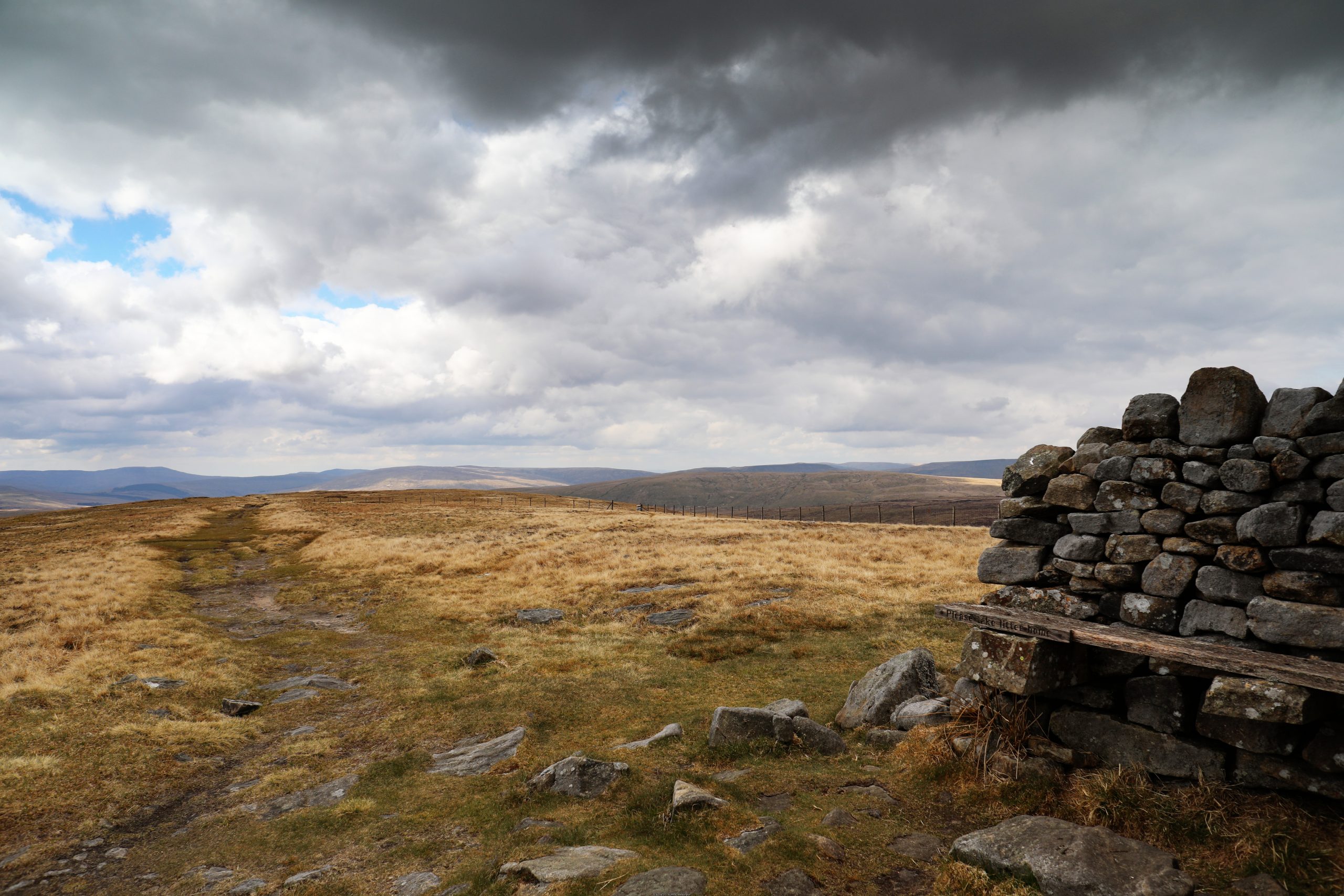 Great Sunner Fell in Hawes - Pennine Way