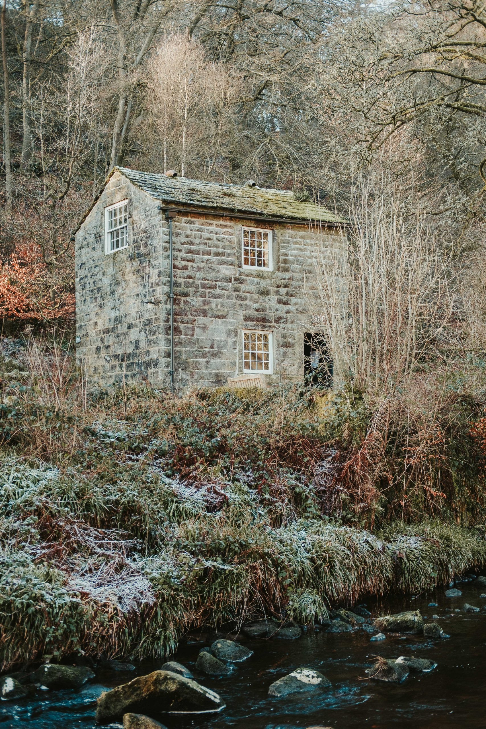 Small stone house near Hebden Bridge centre