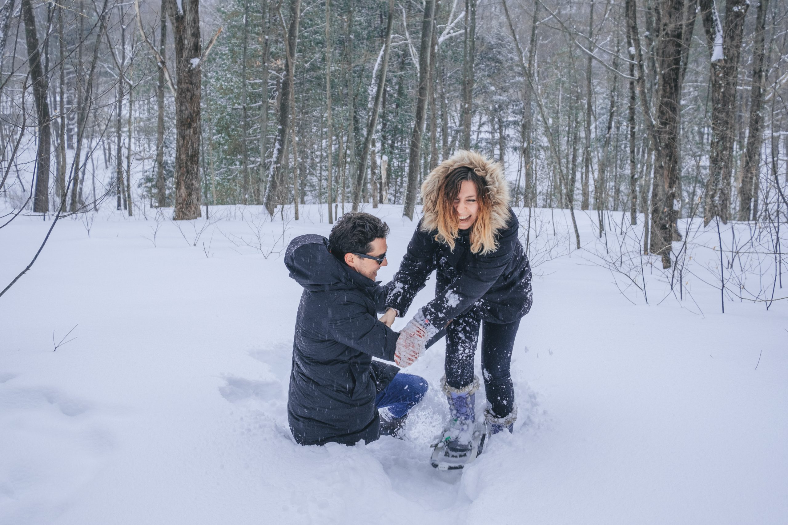 snow experiences during Ottawa winterlude