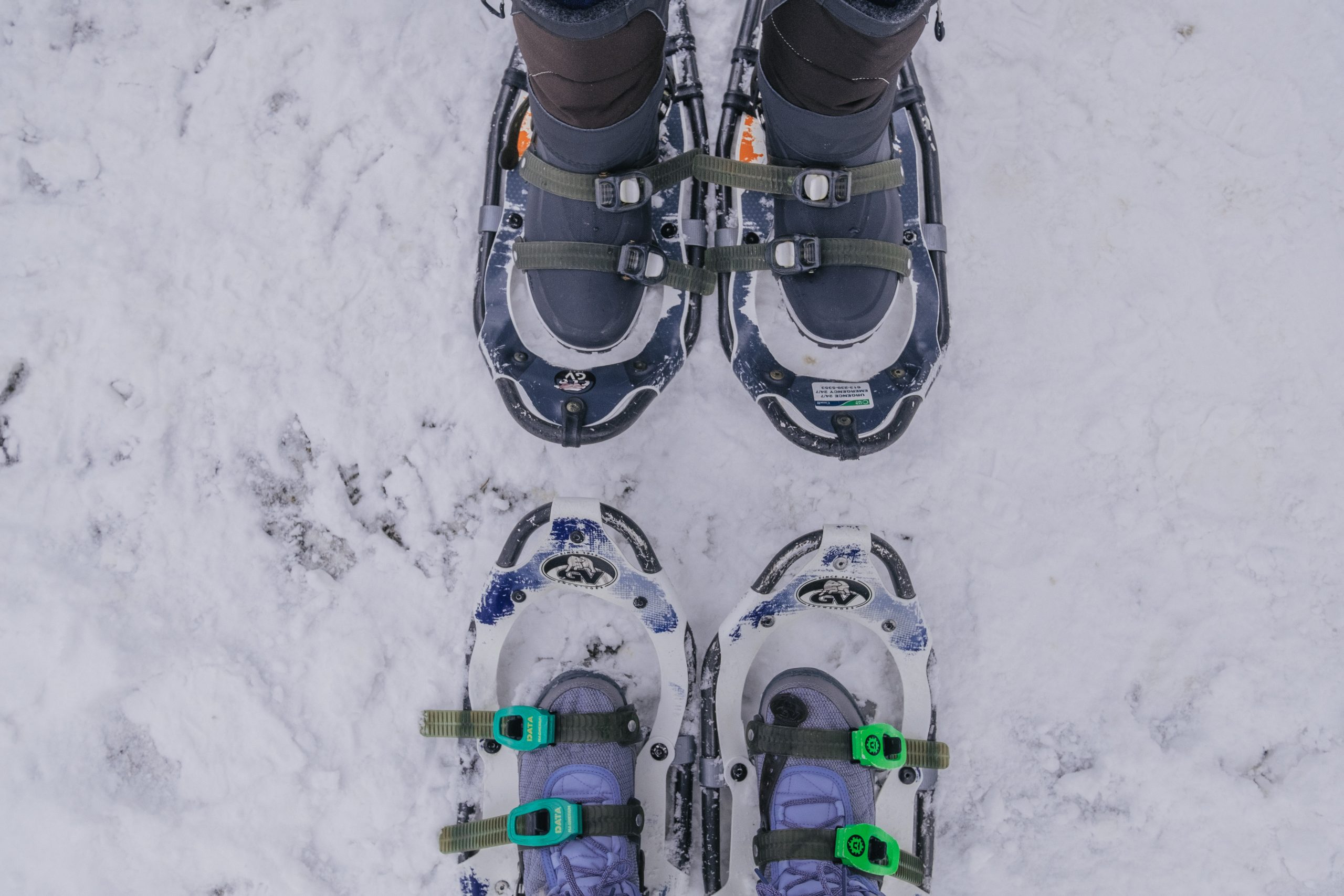 Snow Shoeing in Ottawa in winter